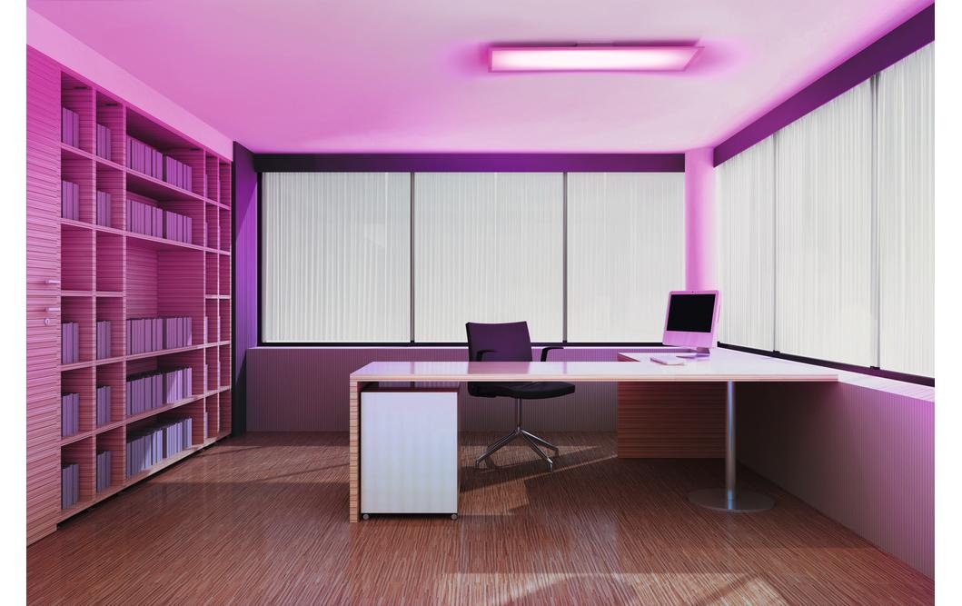   LED Deckenleuchte »SMART+ Planon Plus Backlight 100x25cm, RGBTW, ws« Farbwechsler | Kaltweiss | Neutralweiss | Tageslichtweiss | Warmweiss