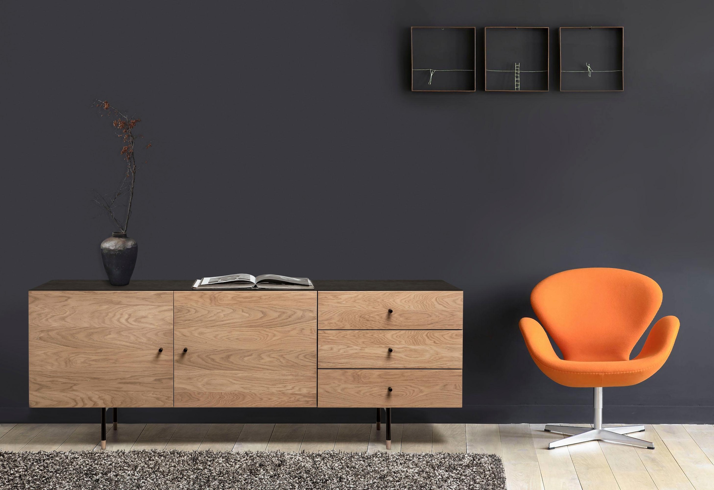 Image of Woodman Sideboard "Jugend Kommode" mit Soft-Close-Funktion, Breite 180 cm, FSC