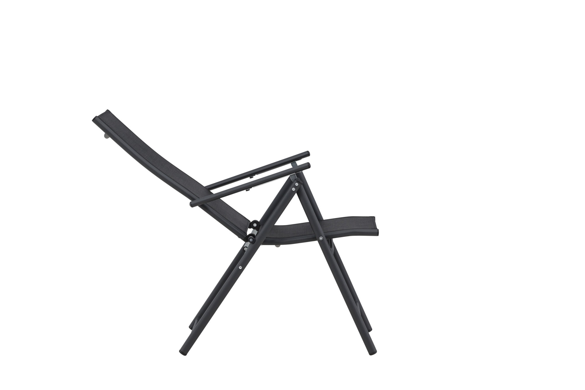 Venture Home Chaise de jardin »Levanzo, 2er-Set Gartenstühle klappbar, belastbar bis 110 kg« () Stuhlset, Stahlrahmen, Textilene-Sitz, klappbar, verstellbare Lehne