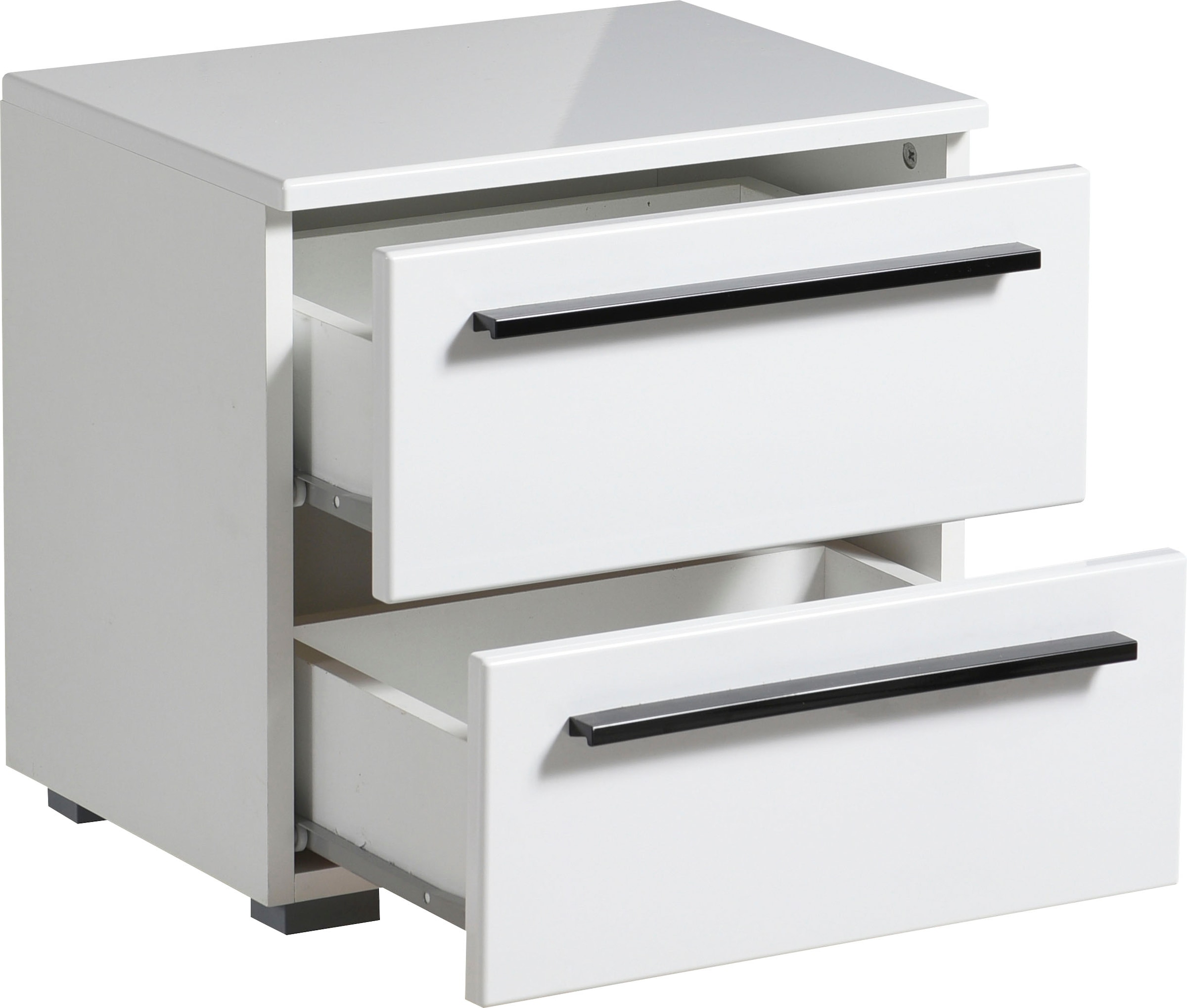 INOSIGN Nachtkommode »Ksanti« Mit 2 Schubkästen, hochglänzende Front