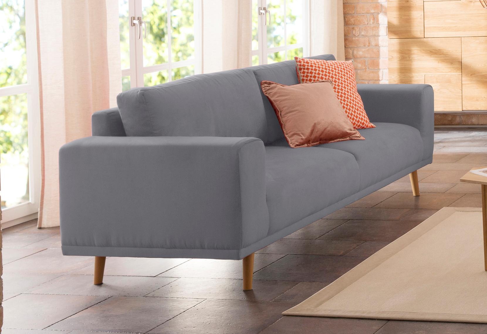 Image of Home affaire 3-Sitzer »Lasse«, im scandinavischem Stil mit Holzfüssen bei Ackermann Versand Schweiz