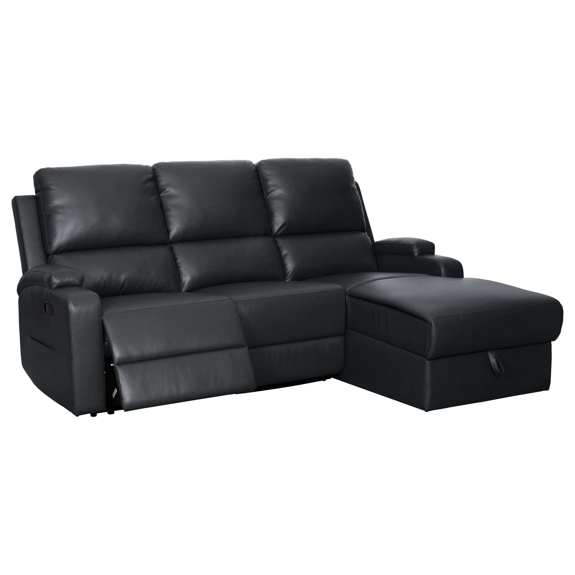 GOODproduct Ecksofa »NAPORI Kunstleder, Multimediasofa, L-Form« man. oder elektr. Relaxfuntion, USB-A bei elektr. Variante, Staukasten