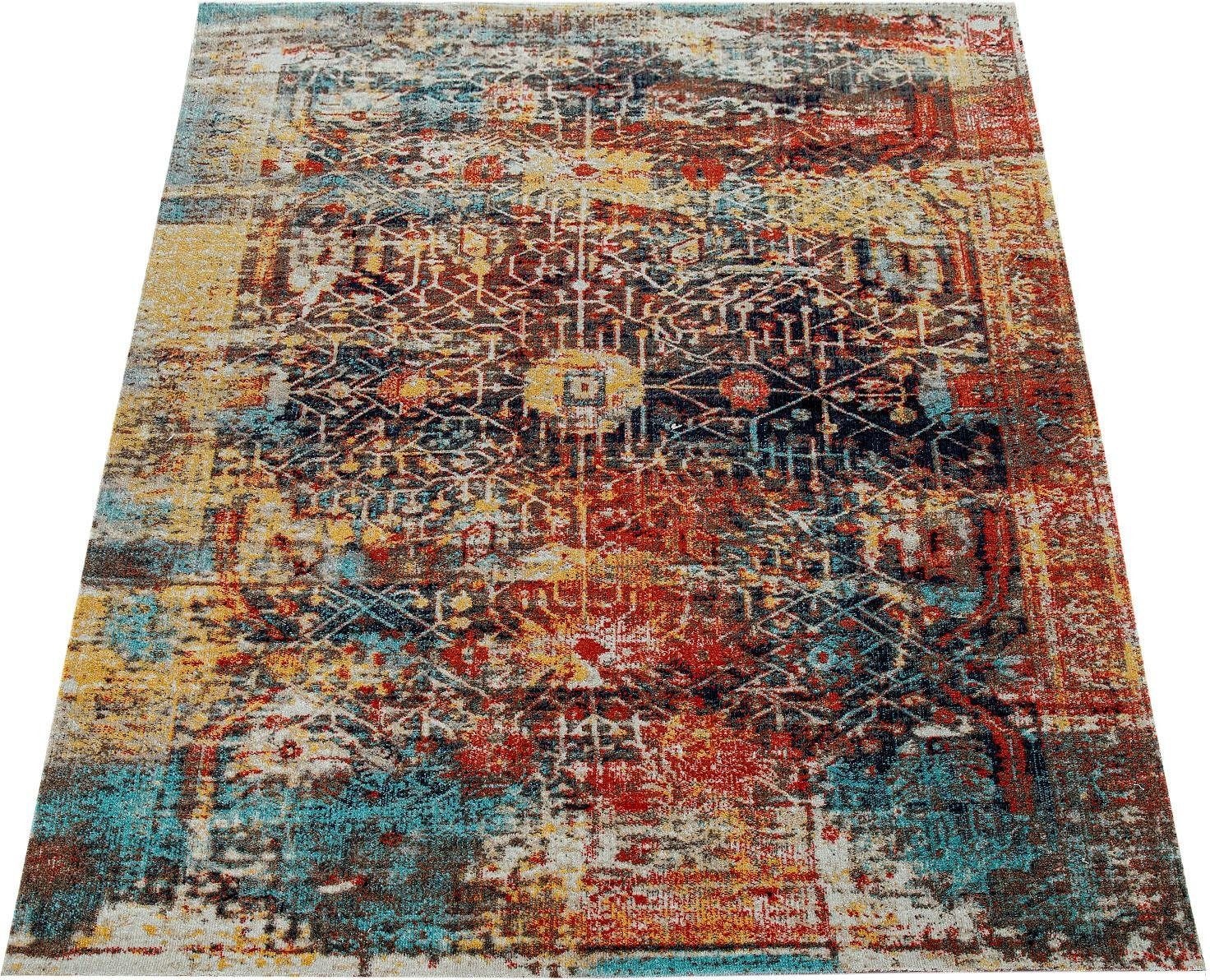 Image of Paco Home Teppich »Artigo 420«, rechteckig, 4 mm Höhe, Kurzflor, Vintage Design, In- und Outdoor geeignet, Wohnzimmer bei Ackermann Versand Schweiz