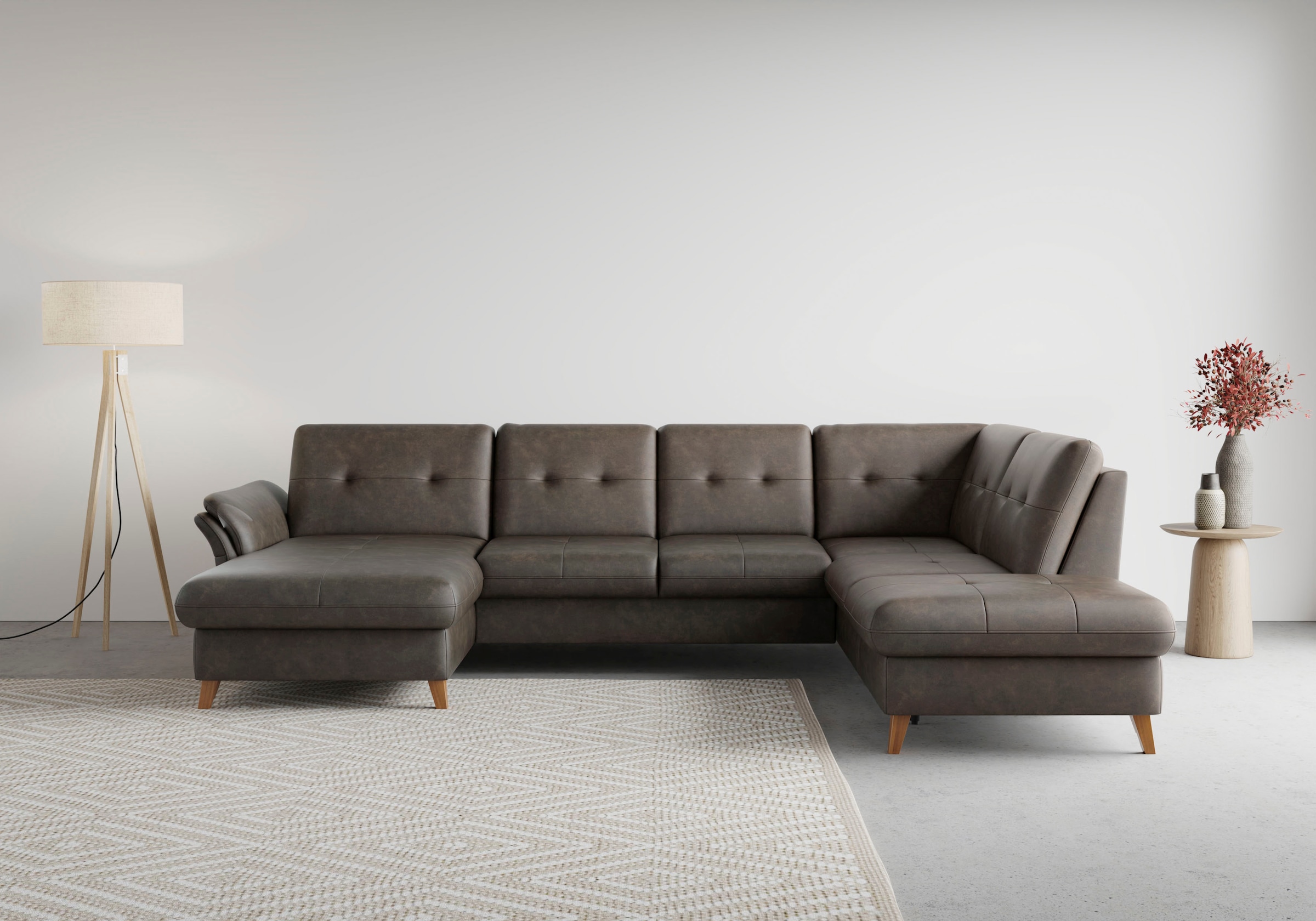 Image of sit&more Wohnlandschaft "Göteborg" inkl. Sitztiefenverstellung, wahlweise mit Bettfunktion & Bettkasten