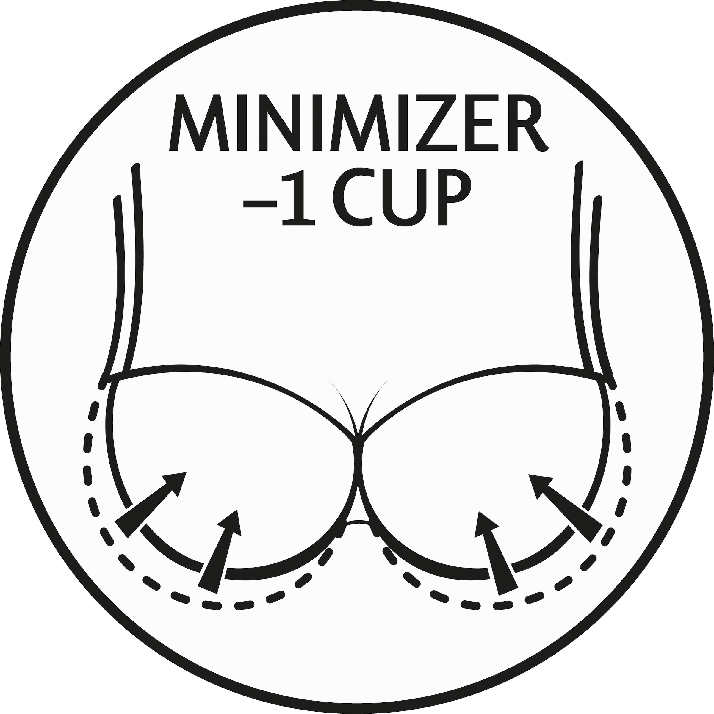 Triumph Minimizer-BH »Infinite Sensation W01«, Verkleinert optisch um eine Körbchengrösse, formende Cups ohne Einlagen