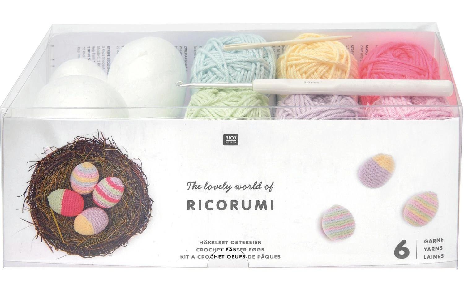 Rico-Design Verlag Kreativset »Häkeln Ricorumi Ostereier«