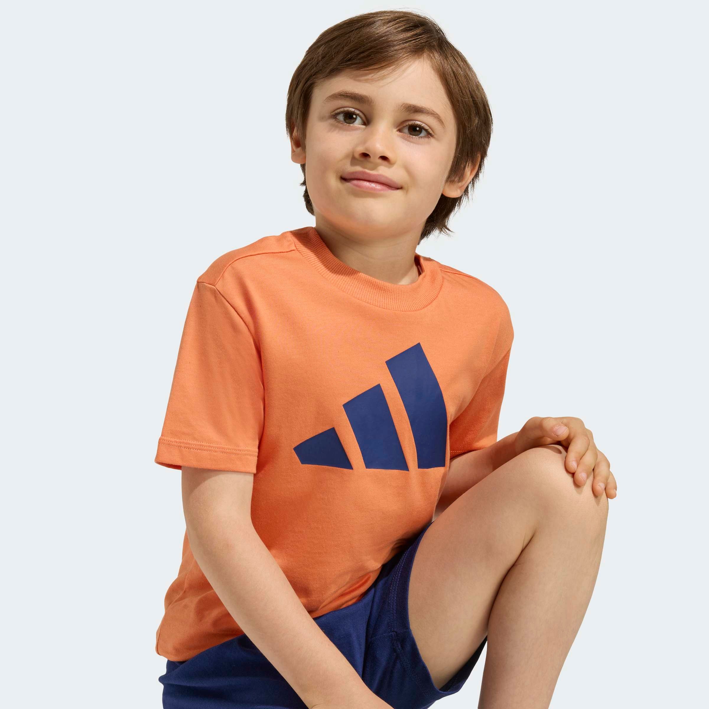 adidas Sportswear Combinaison d'entraînement »LK BL T-SET 160« 2 pièces für Kinder, zweiteilig, aus Baumwolle