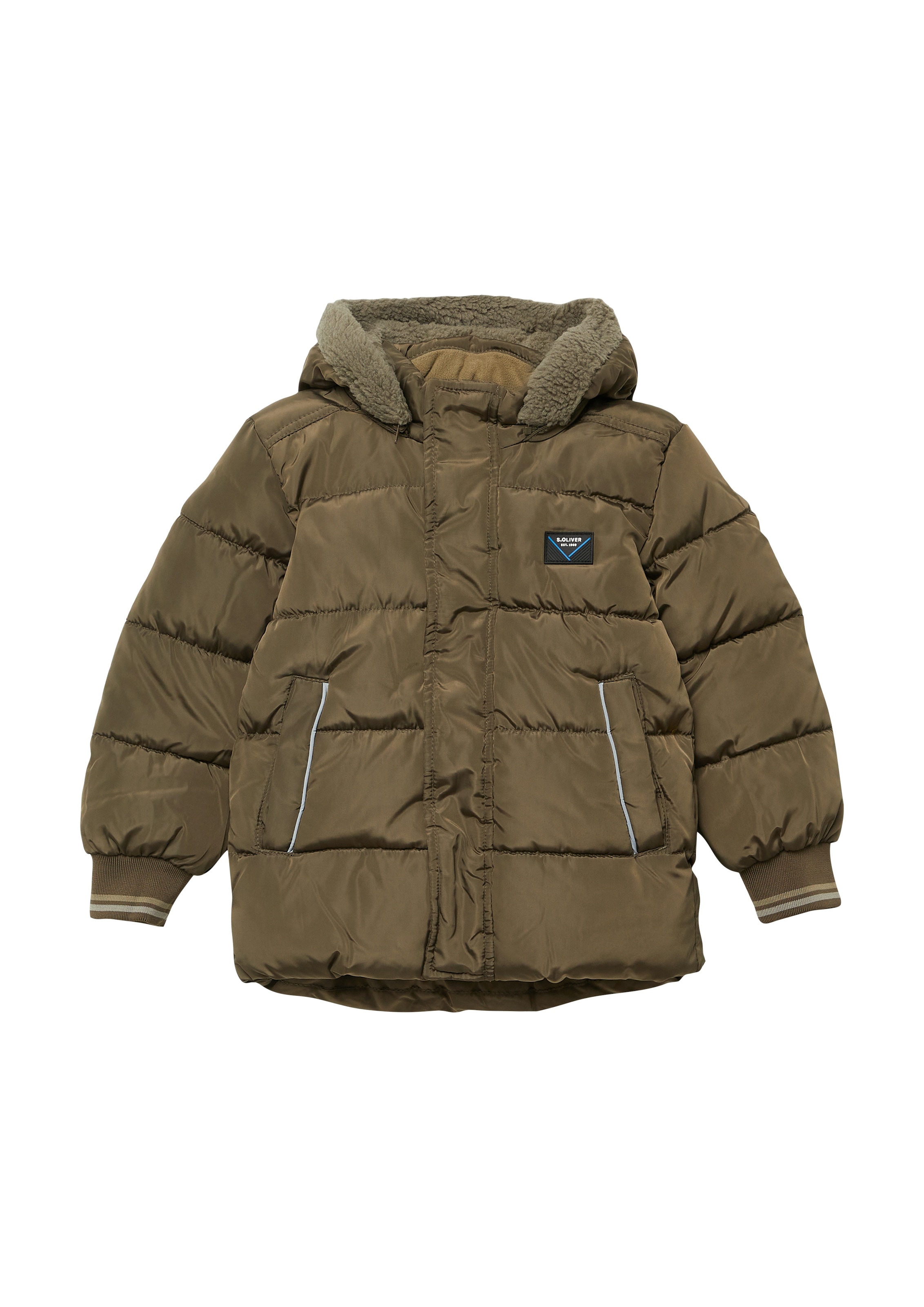 Image of s.Oliver Junior Steppjacke mit Kapuze mit abnehmbarer Kapuze