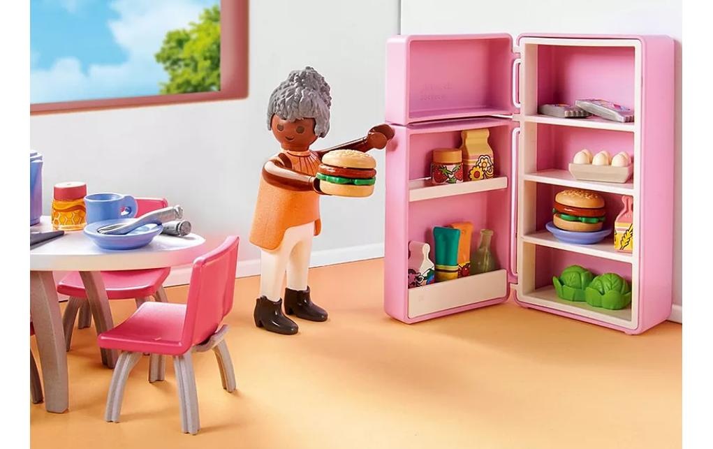 Playmobil® Spielbausteine »My Life Küche mit Essplatz 71608«, (105 St.)