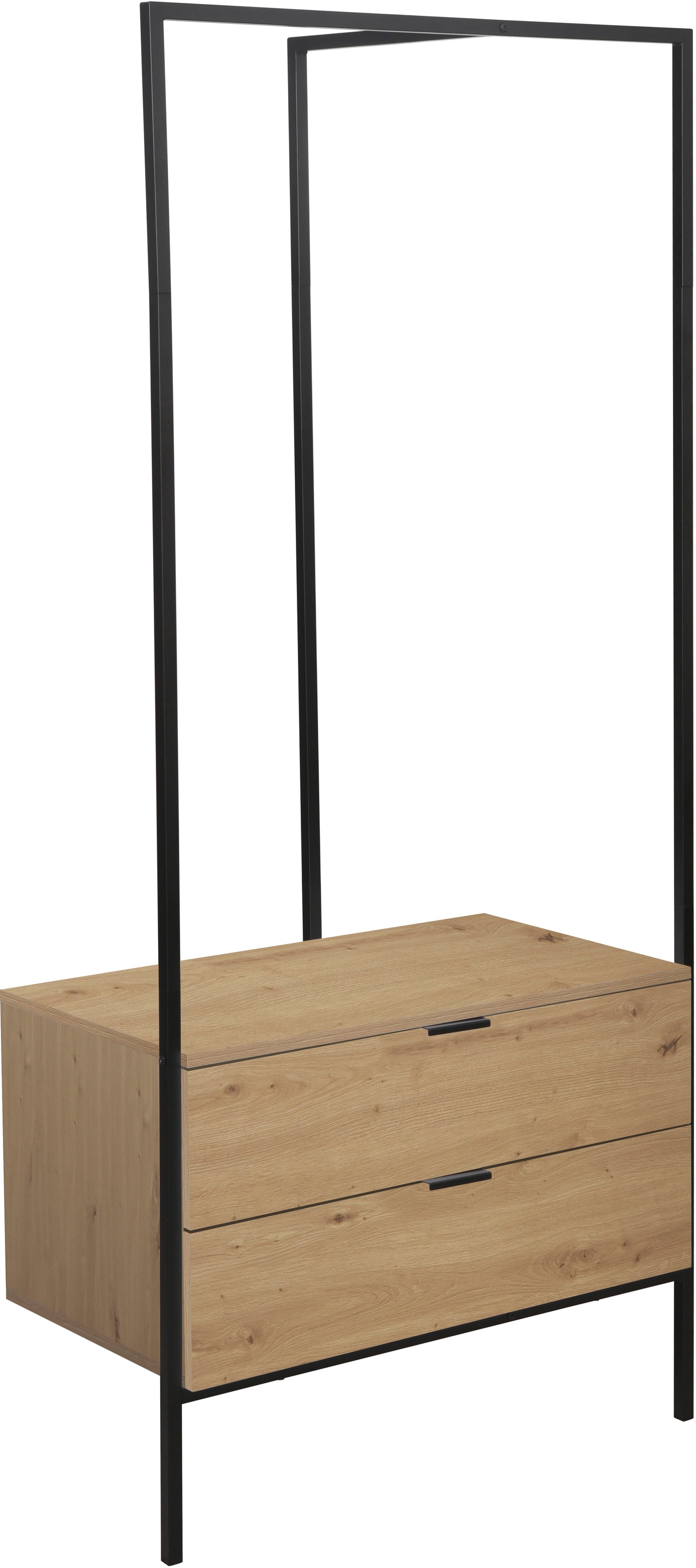 Home affaire Armoire vestiaire »Innsbruck« 1 cuis tlg. garde-robe avec tringle à vêtements & 2 tiroirs - (L/P/H) 85/47/190 cm