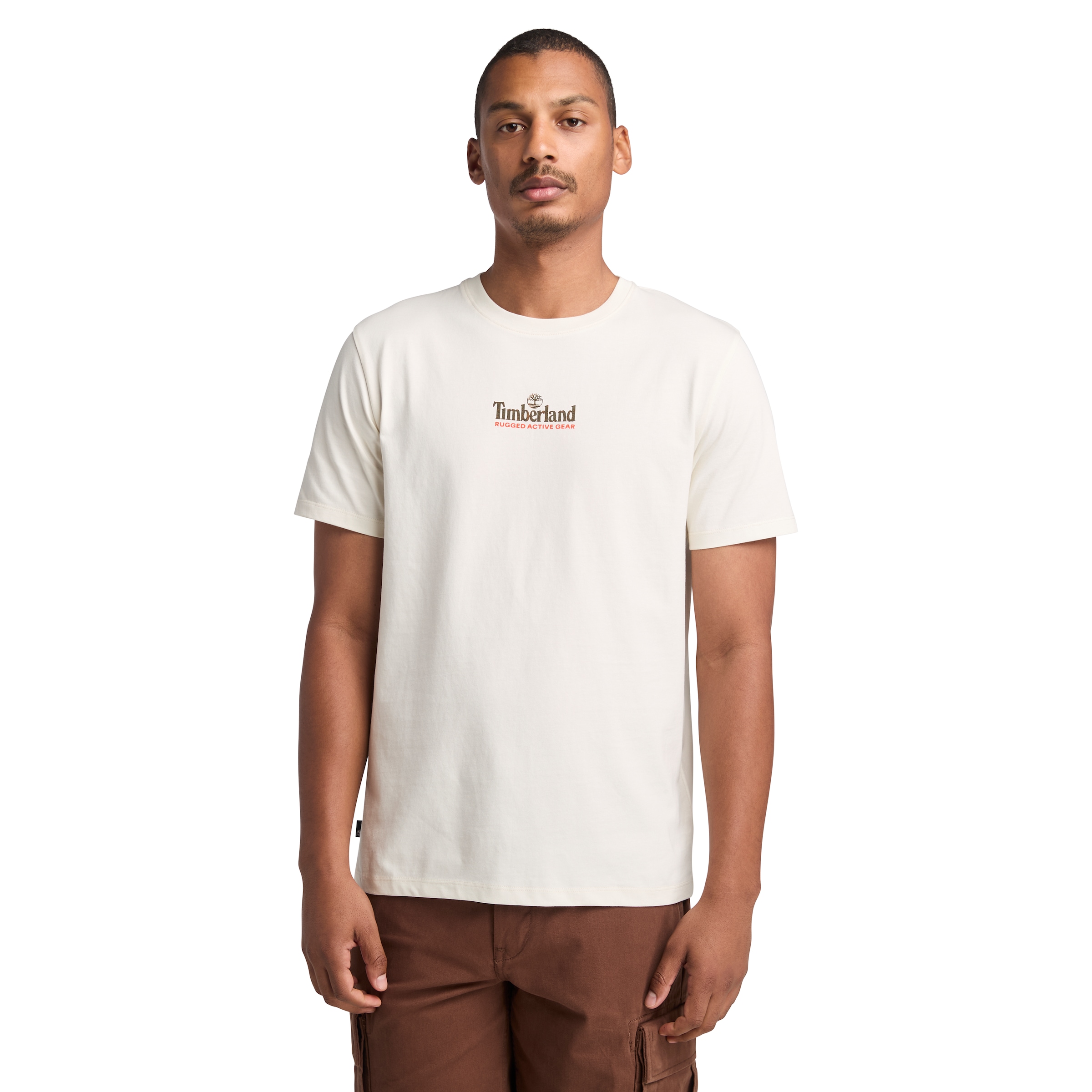 Image of Timberland T-Shirt "Washed Back On the Road Graphic Te" sportlicher Stil, für sportliche Aktivitäten und Outdoor-Abenteuer