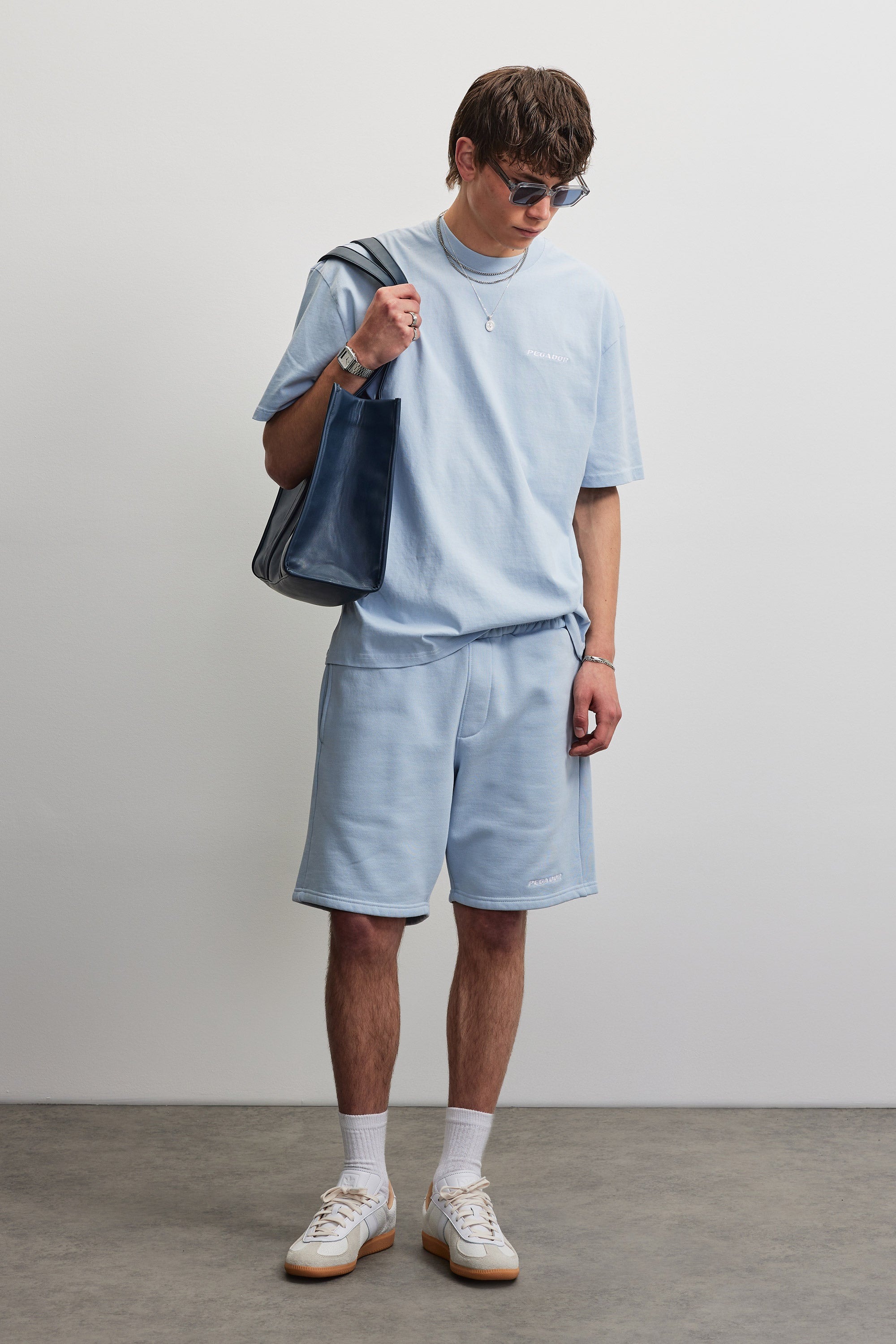 PEGADOR Sweatshorts »LOGO HEAVY SWEAT SHORTS«  Baumwollmischung, regular fit