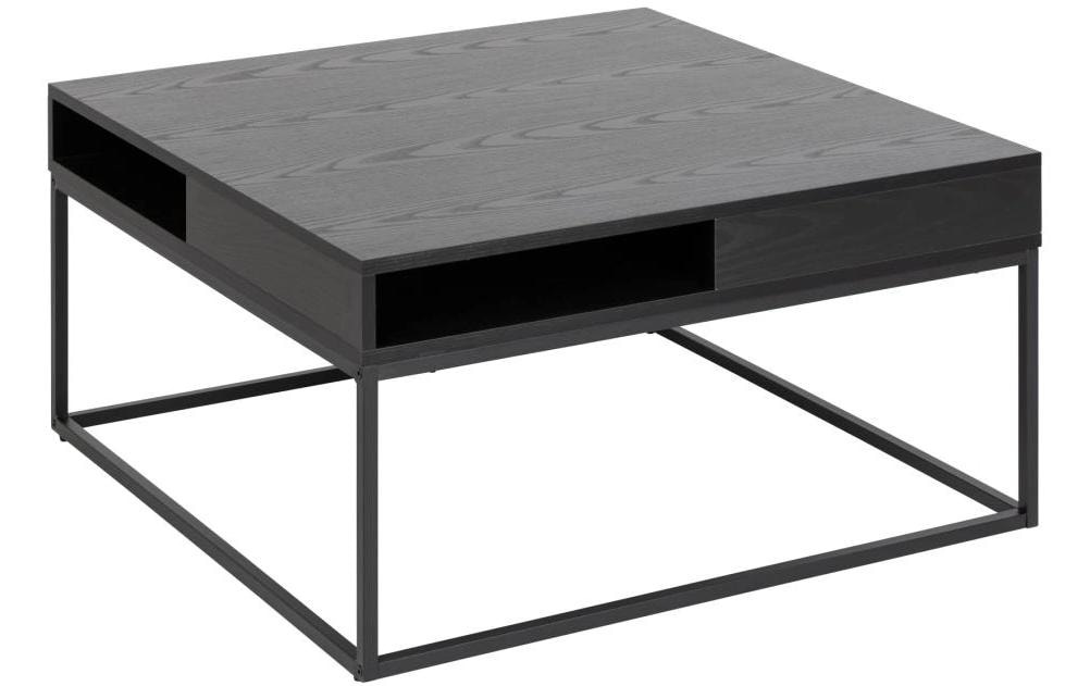 Image of AC Design Beistelltisch "Willford 80 x 80 x 40 cm Schwarz"