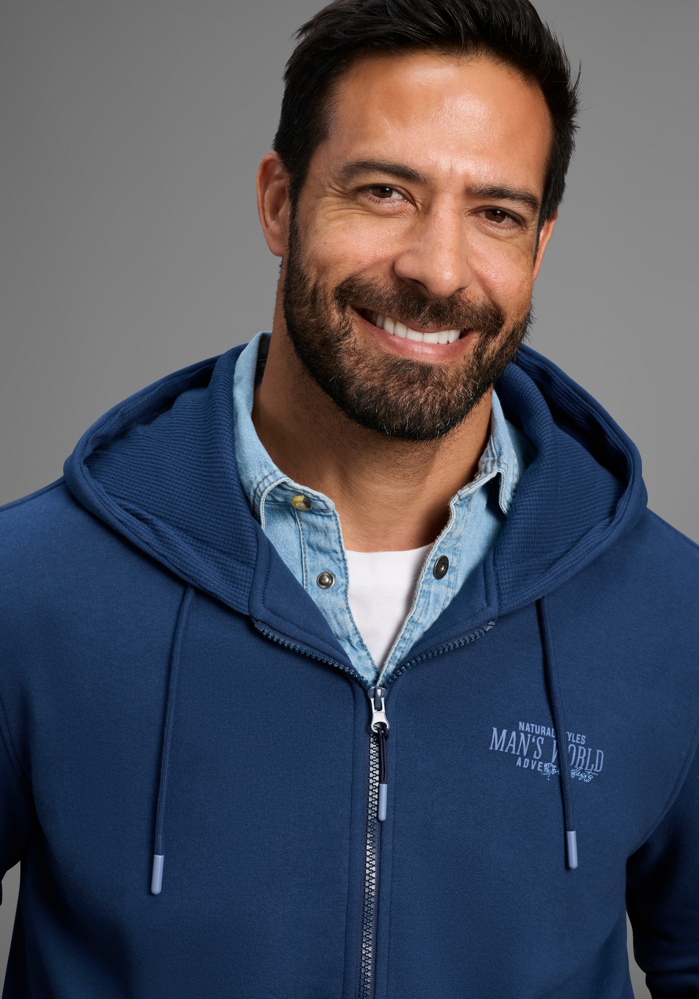 Man's World Kapuzensweatjacke