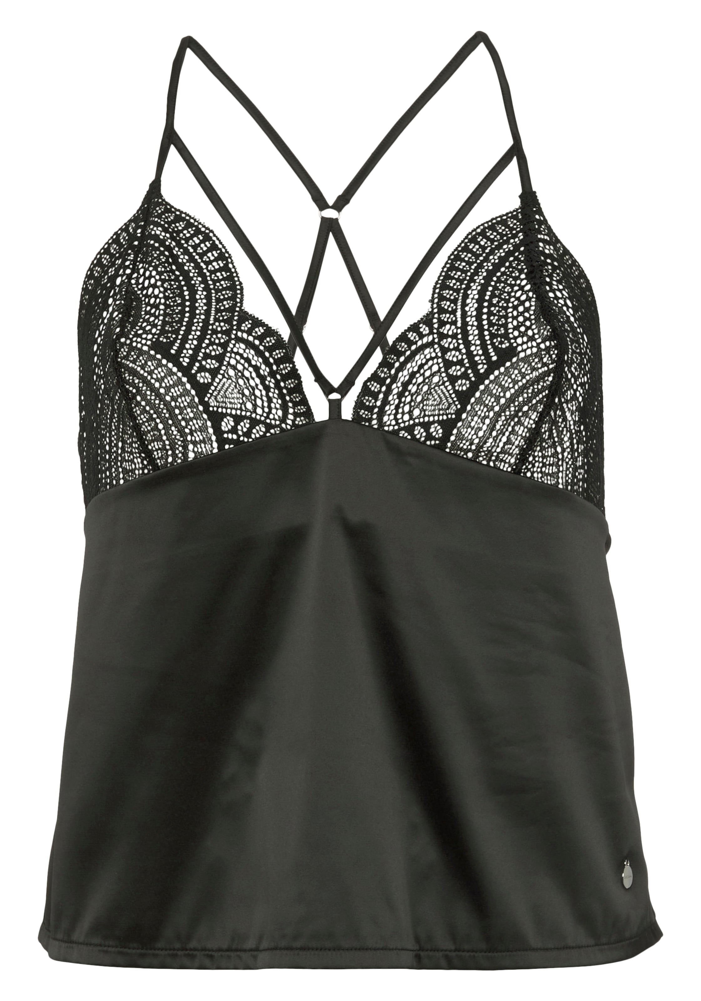 Vivance Dreams Pyjama 2-teilig, 2 mit Spitzeneinsätzen