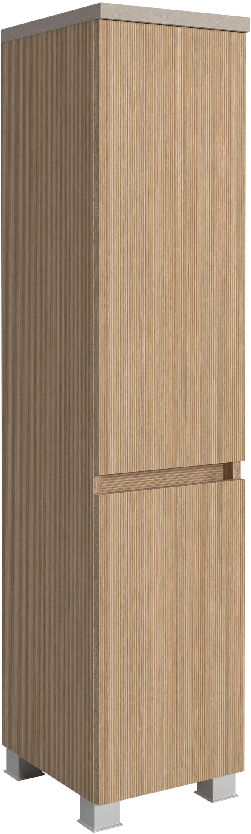 Image of welltime Midischrank "EIXO, 2 Türen, 3 verstellbare Einlegeböden, inklusive Dekorfüsse"