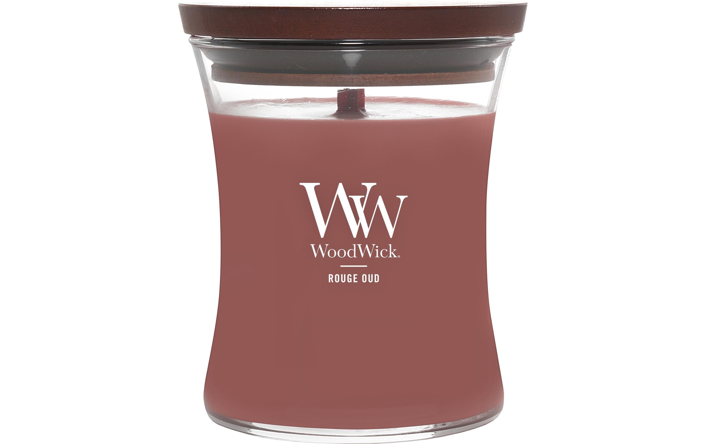 Bougies Moyenne - Bois,Verre Marron,Rouge - WoodWick - 2654088E
