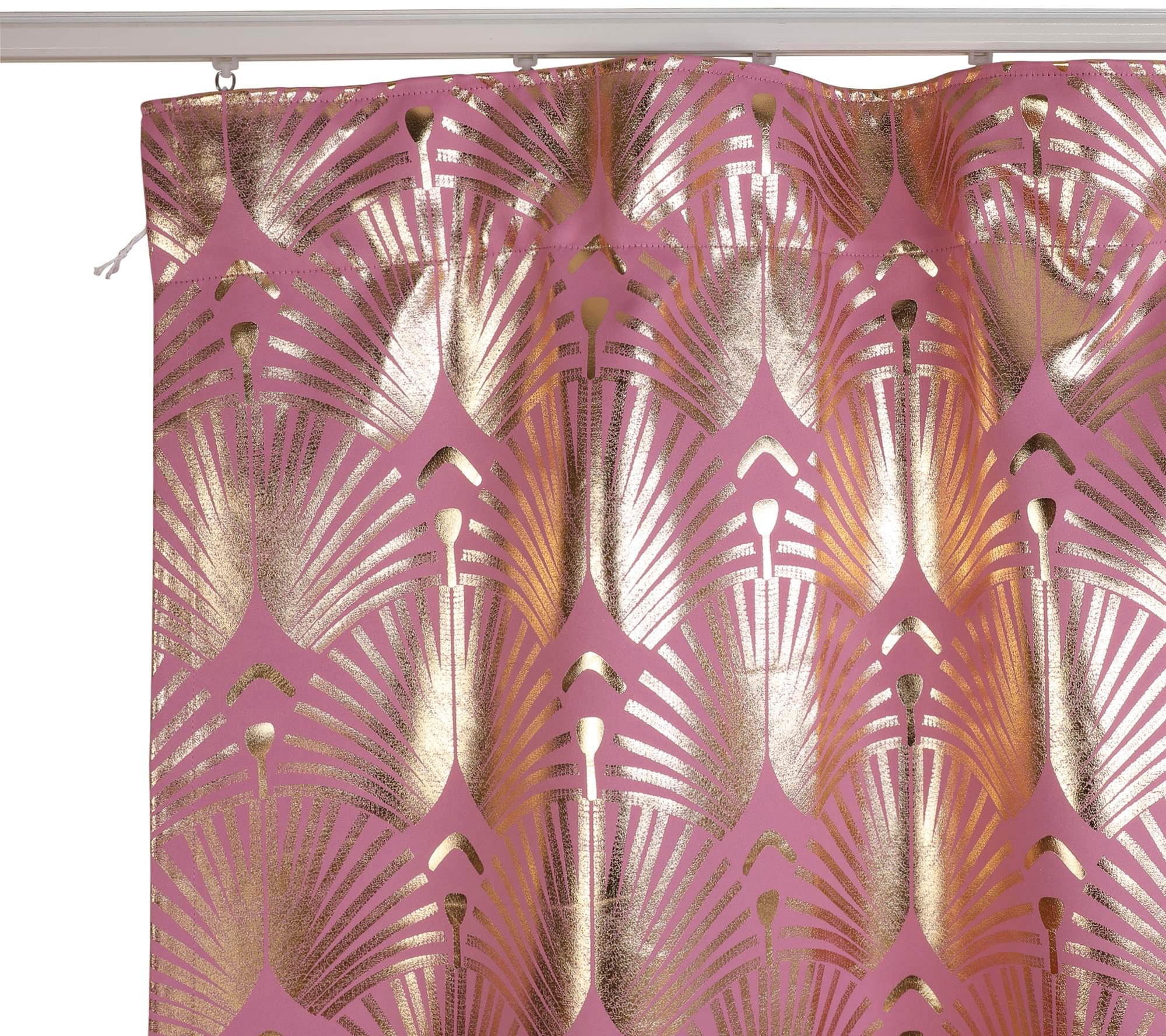 Guido Maria Kretschmer Home&Living Vorhang »Constanze«, (1 St.), blickdicht,  Foliendruck mit Fächermotiv bequem kaufen