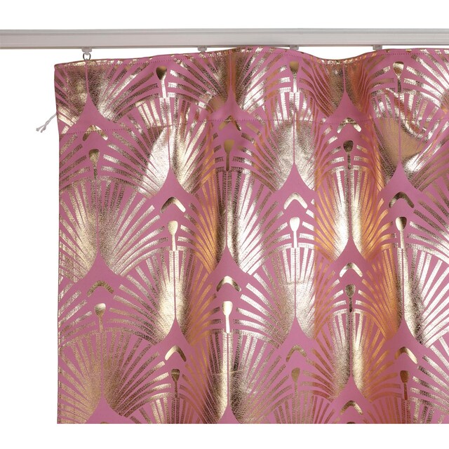 Guido Maria Kretschmer Home&Living Vorhang »Constanze«, (1 St.), blickdicht,  Foliendruck mit Fächermotiv bequem kaufen