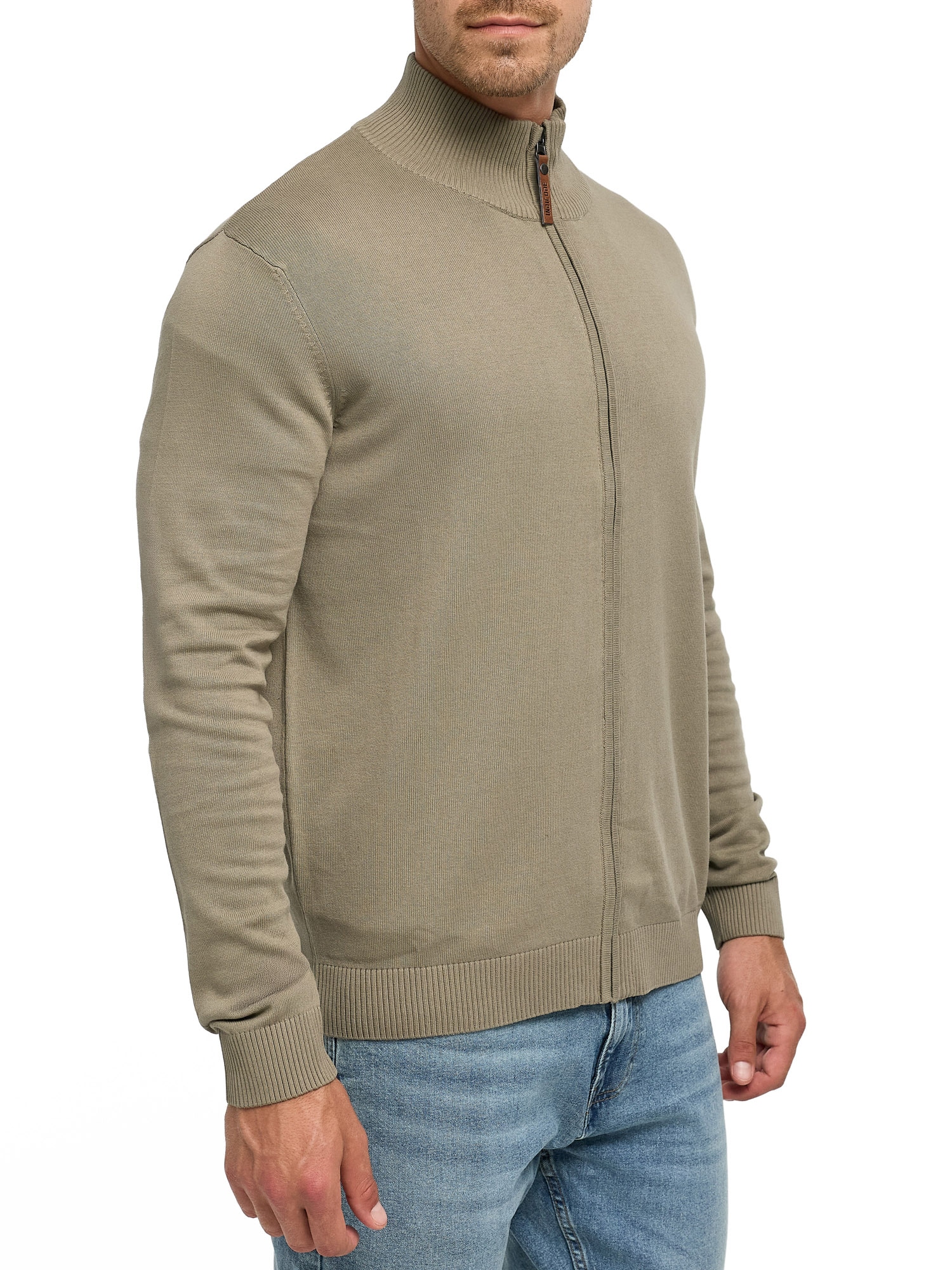 Indicode Veste en tricot »INArkmill cardigan« coton, coupe régulière