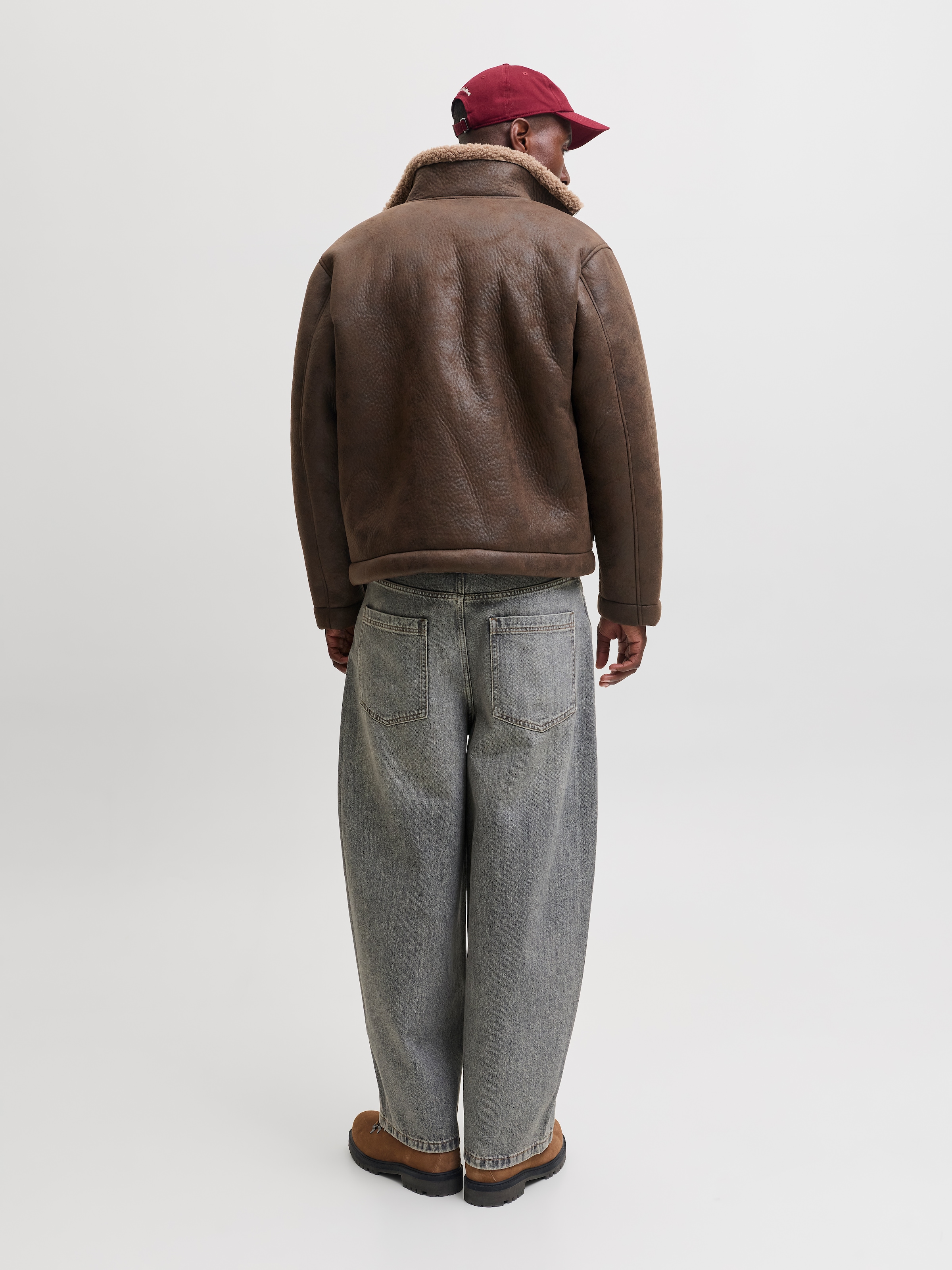 Jack & Jones Veste de pilote »JORSALAMANCO FLIGHT JACKET SN« Polyester, col intérieur en matière teddy