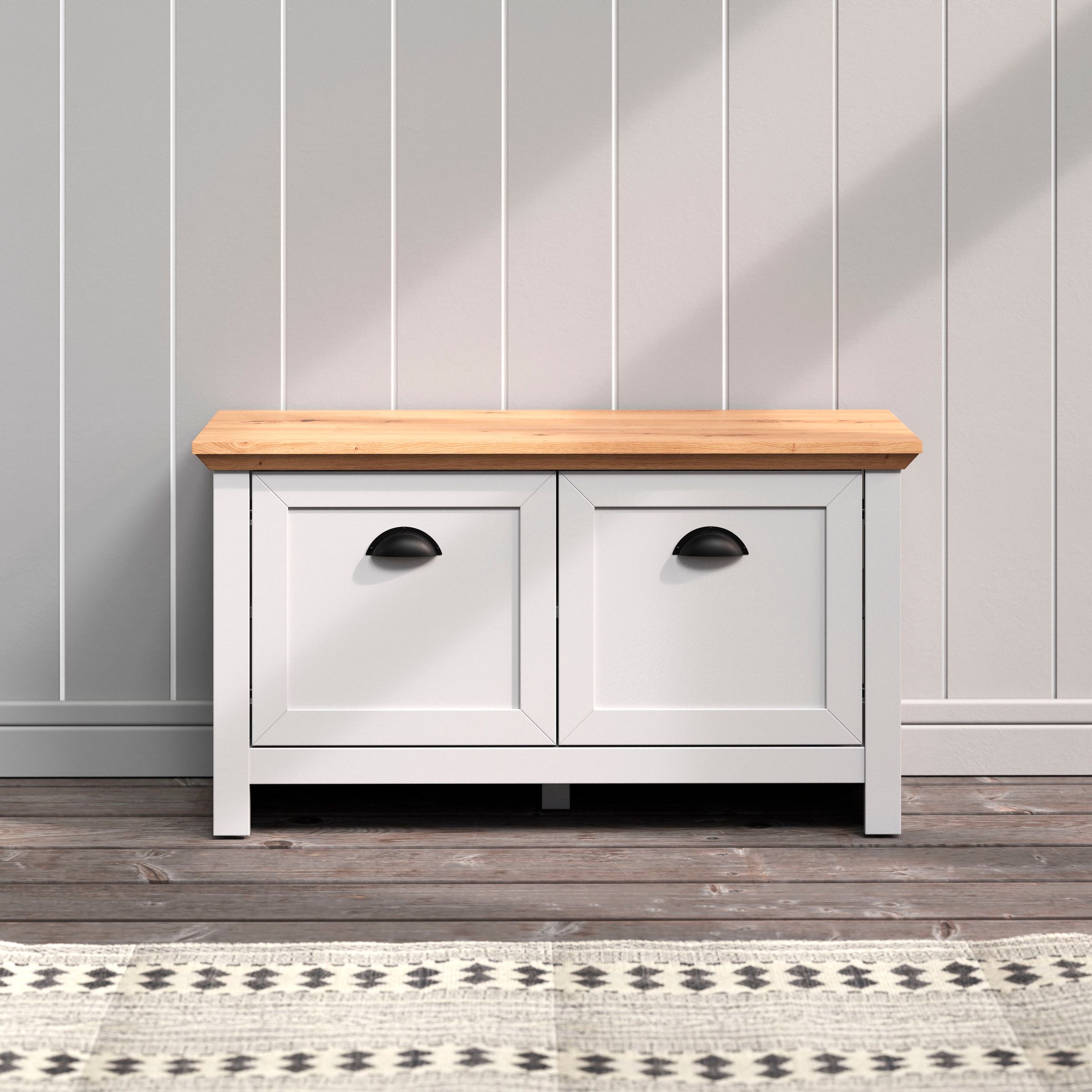 Home affaire Garderoben-Set »Herzwill«, (5 St.), 5-teiliges Sparset bestehend aus Schrank, Masse B/H/T ca.: 267/201/41cm