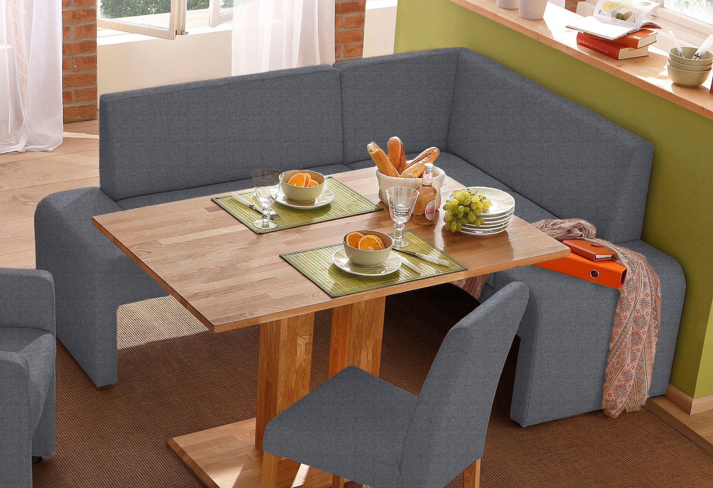 Home affaire Eckbank »Bologna« in 2 Grössen (langer Schenkel 180 oder 200 cm), verschiedene Qualitäten