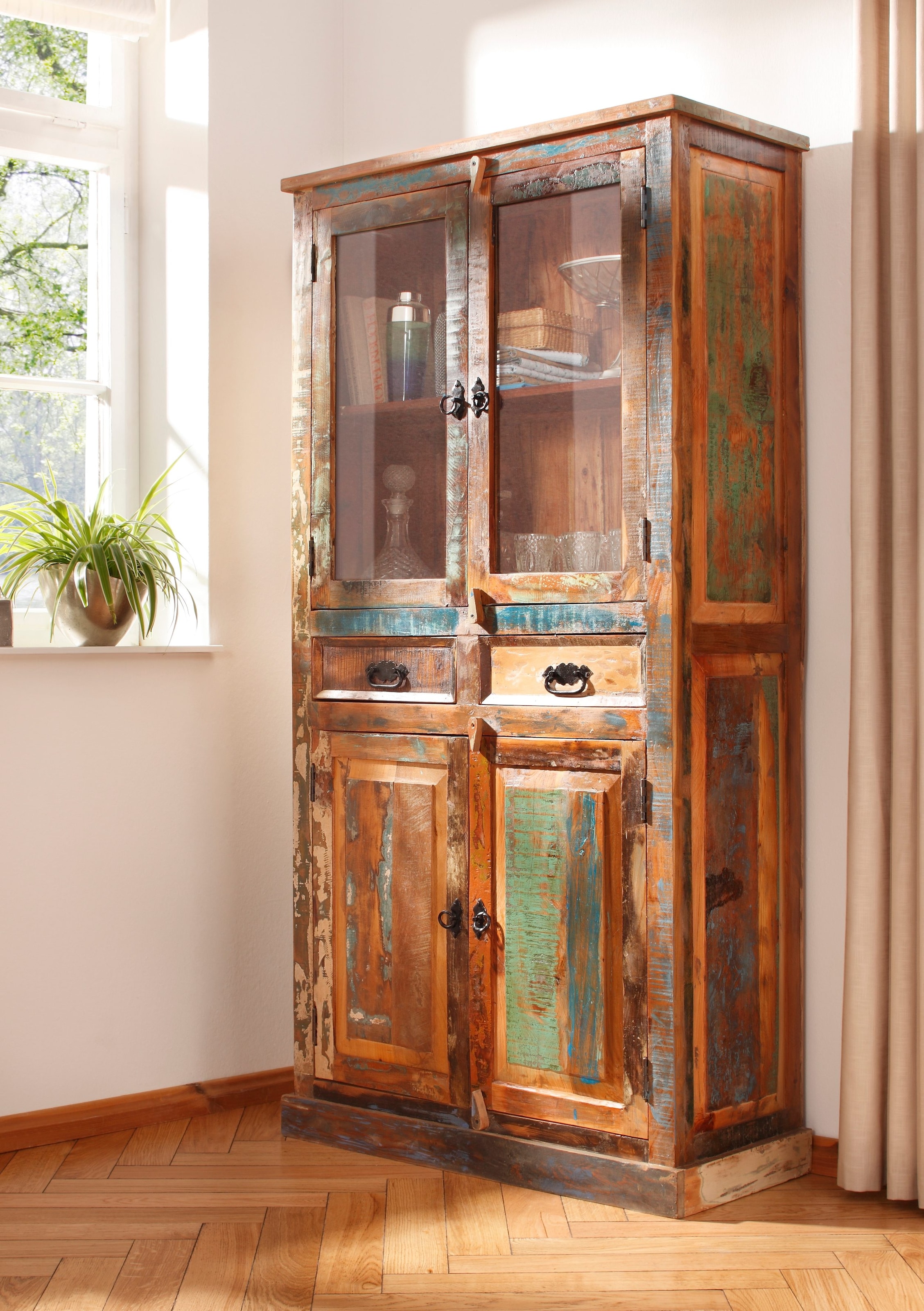 Image of SIT Vitrine "Riverboat" Höhe 180 cm, Shabby Chic, Vintage