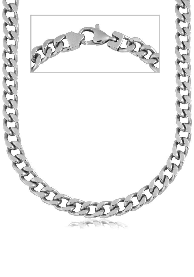 Image of Firetti Edelstahlkette "Schmuck Geschenk Halskette Panzerkette"