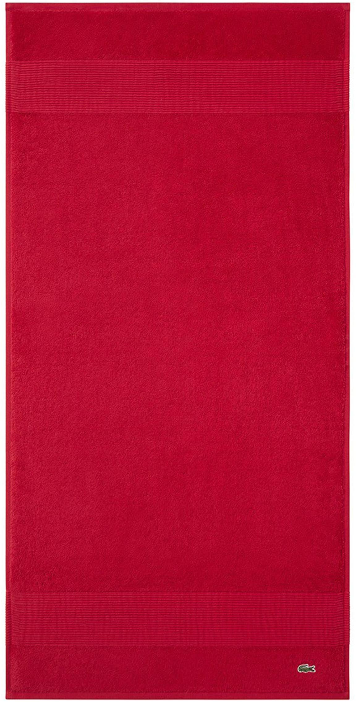 Image of Lacoste Handtuch "LLECROCO" mit Label-Applikationen