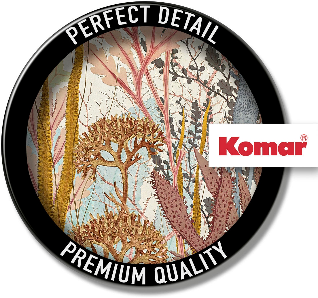 Komar Papier peint intissé »Digitaldruck Vlies -  Catchy Corals - Grösse 200 x 250 cm« imprimé Wohnzimmer, Schlafzimmer