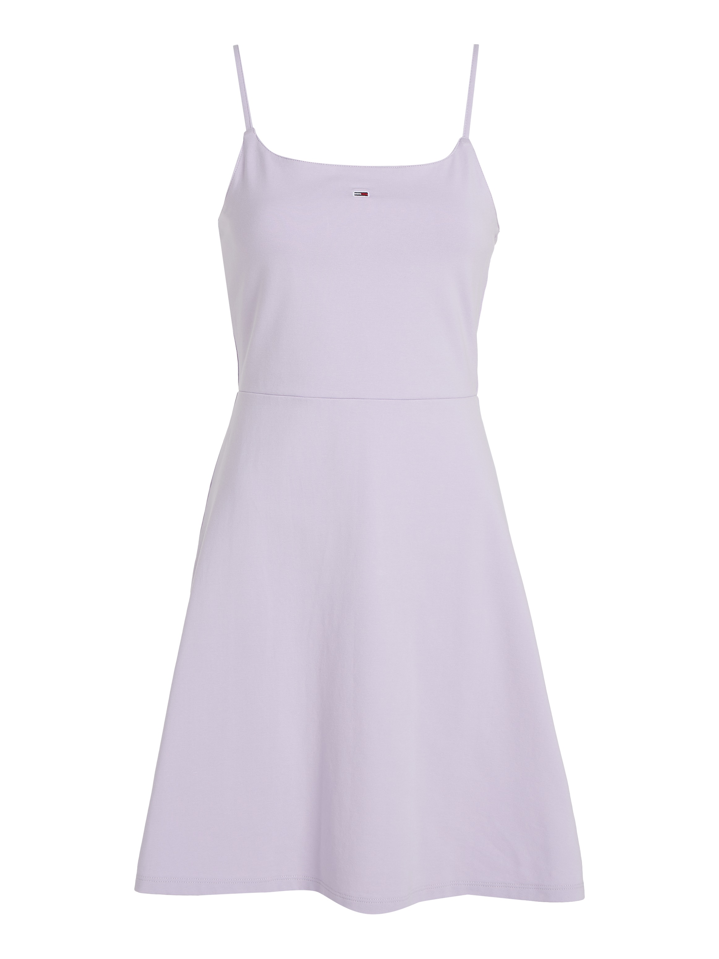 Tommy Jeans Spaghettikleid »TJW ESSENTIAL STRAP FLARE DRESS«, mit verstellbaren Spaghettiträgern