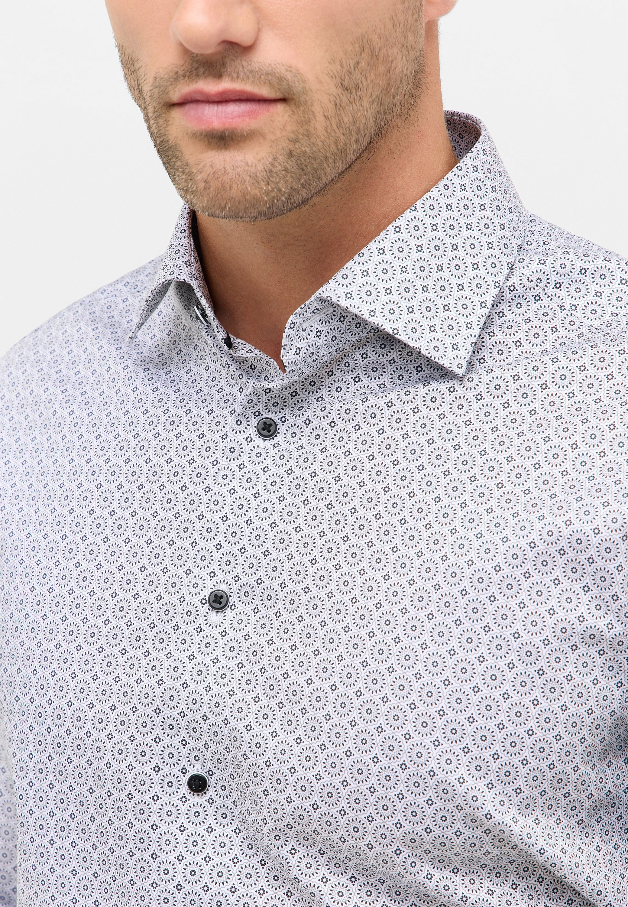 Eterna Chemise à manches longues »MODERN FIT« NON IRON (bügelfrei)