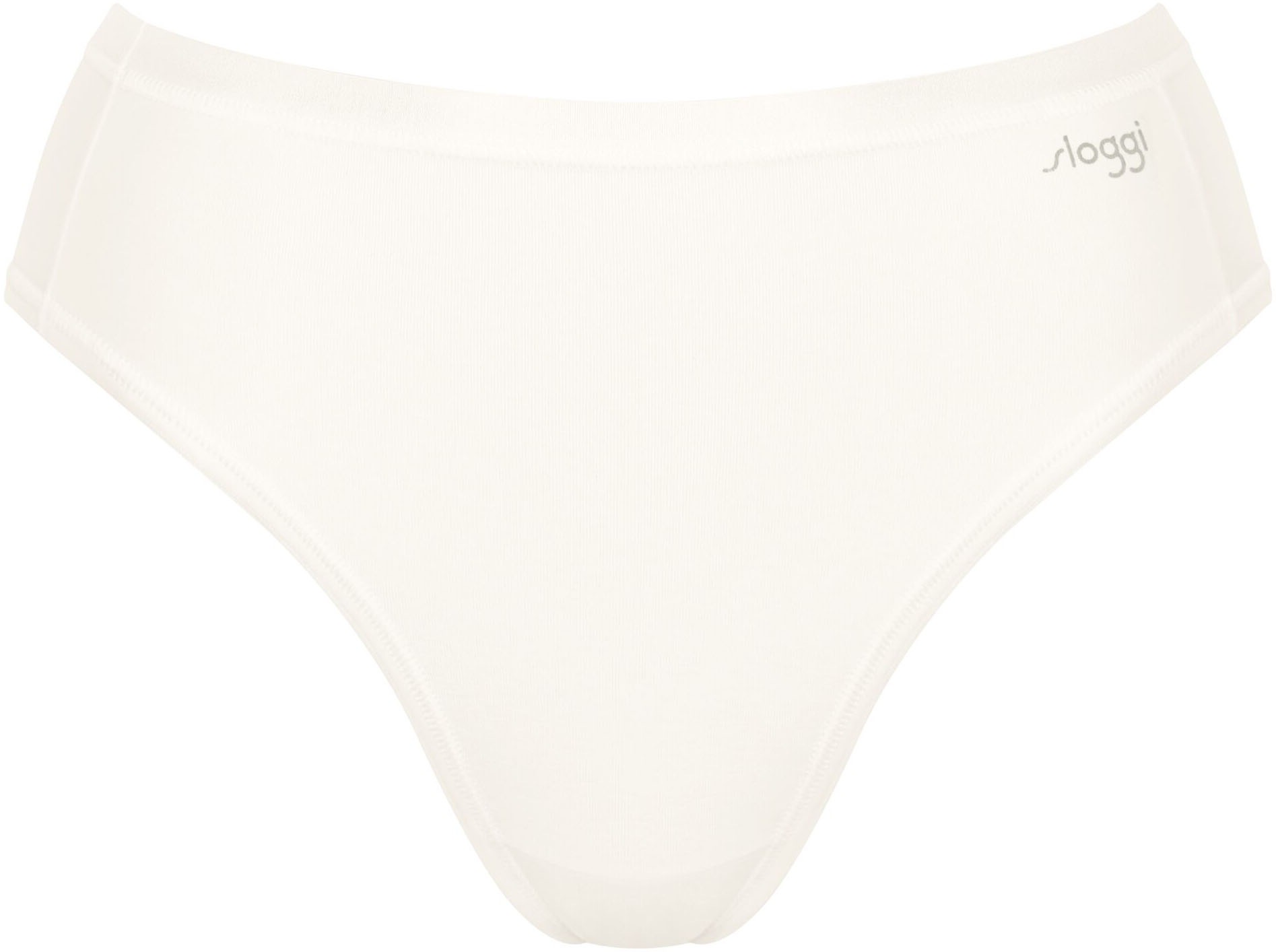 sloggi Tai-Slip »GO Daily Cotton«, (3er Pack), Glanz-Effekt Details, hoher Beinausschnitt, weich, elastisch
