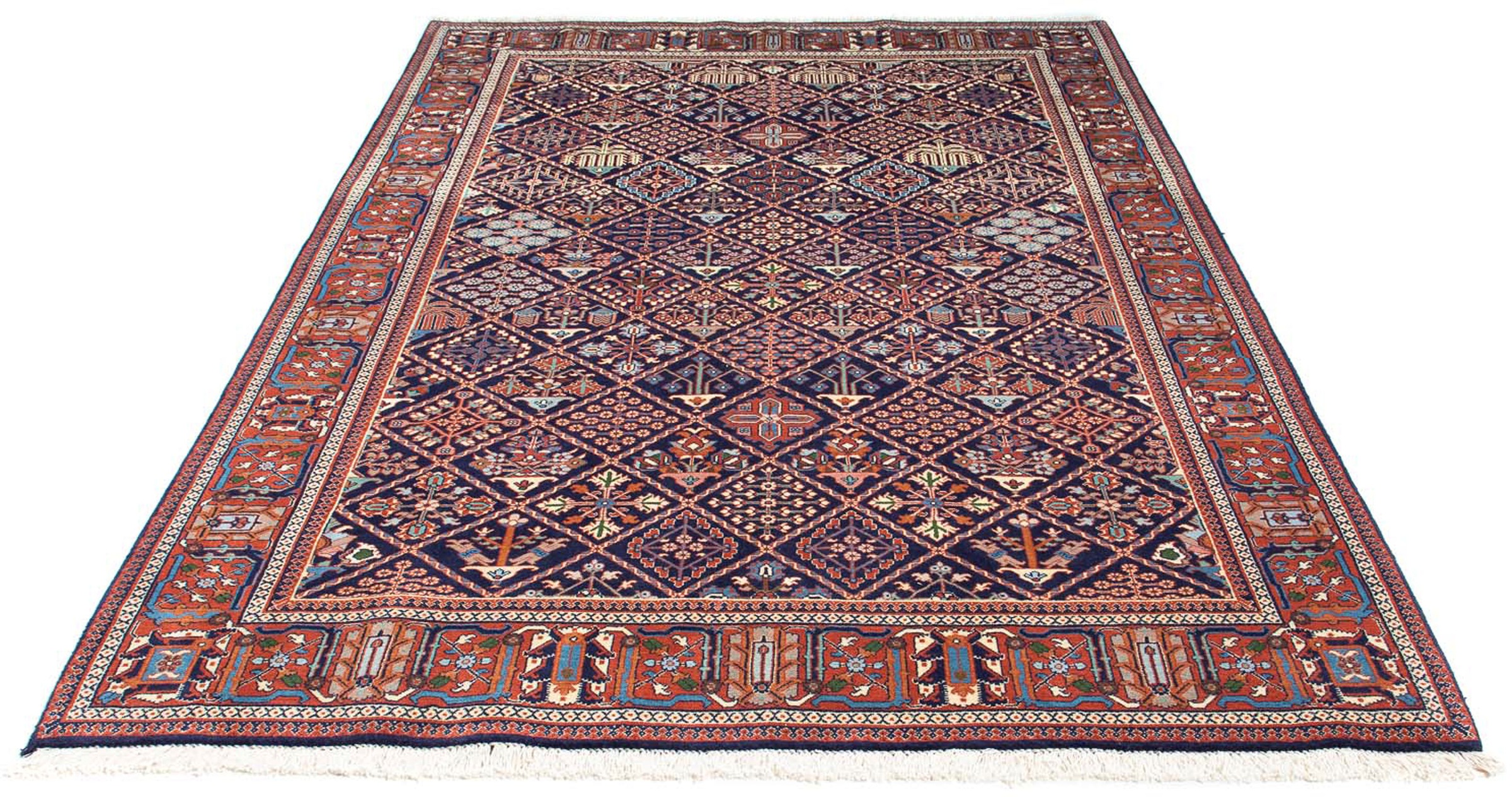 Image of morgenland Orientteppich »Perser - Nomadic - 254 x 167 cm - mehrfarbig«, rechteckig, 10 mm Höhe, Wohnzimmer, Handgeknüpft, Einzelstück mit Zertifikat bei Ackermann Versand Schweiz