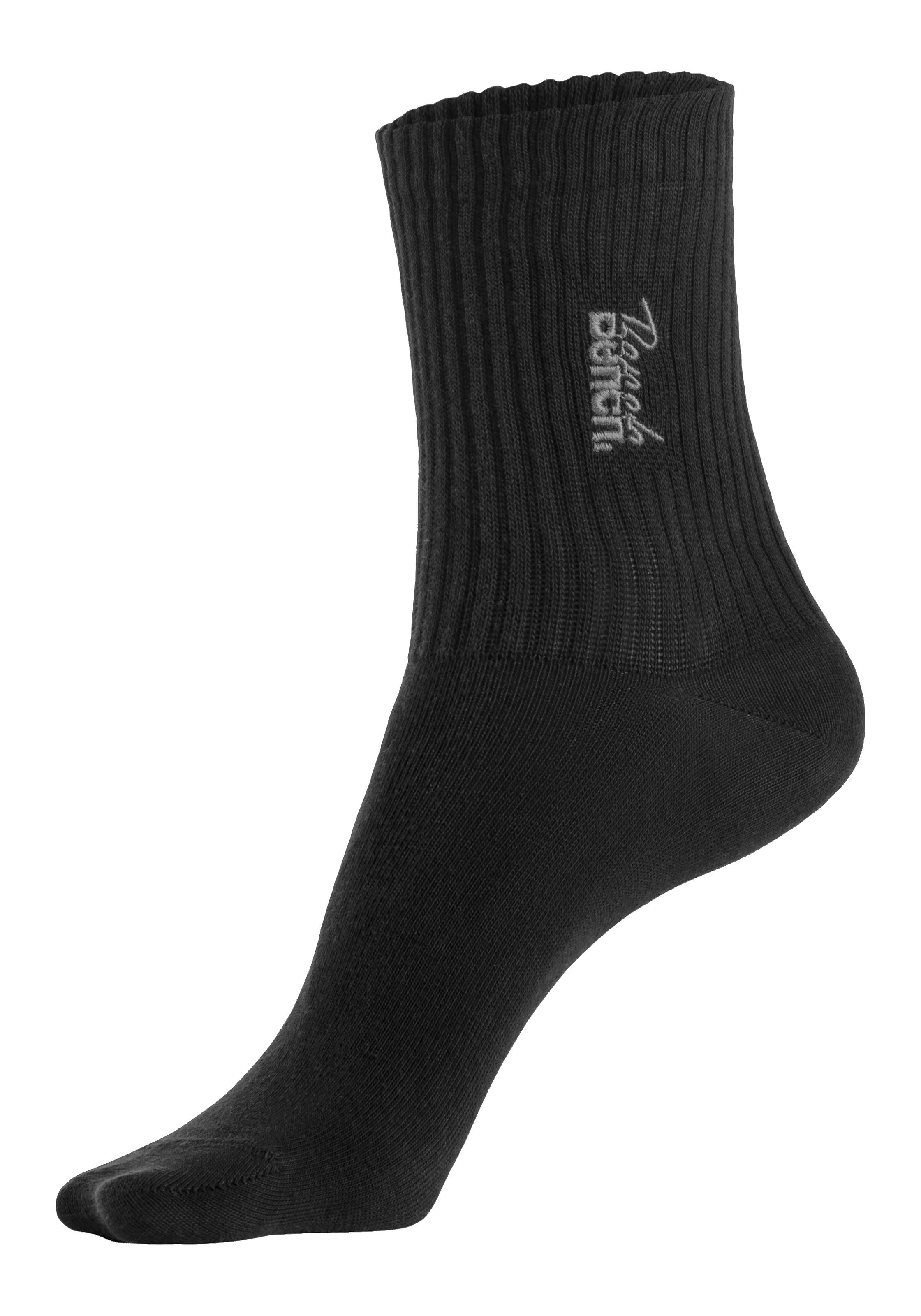 Bench. Basicsocken Packung, 3 Stk. tlg. mit Bench Logo Stickerei