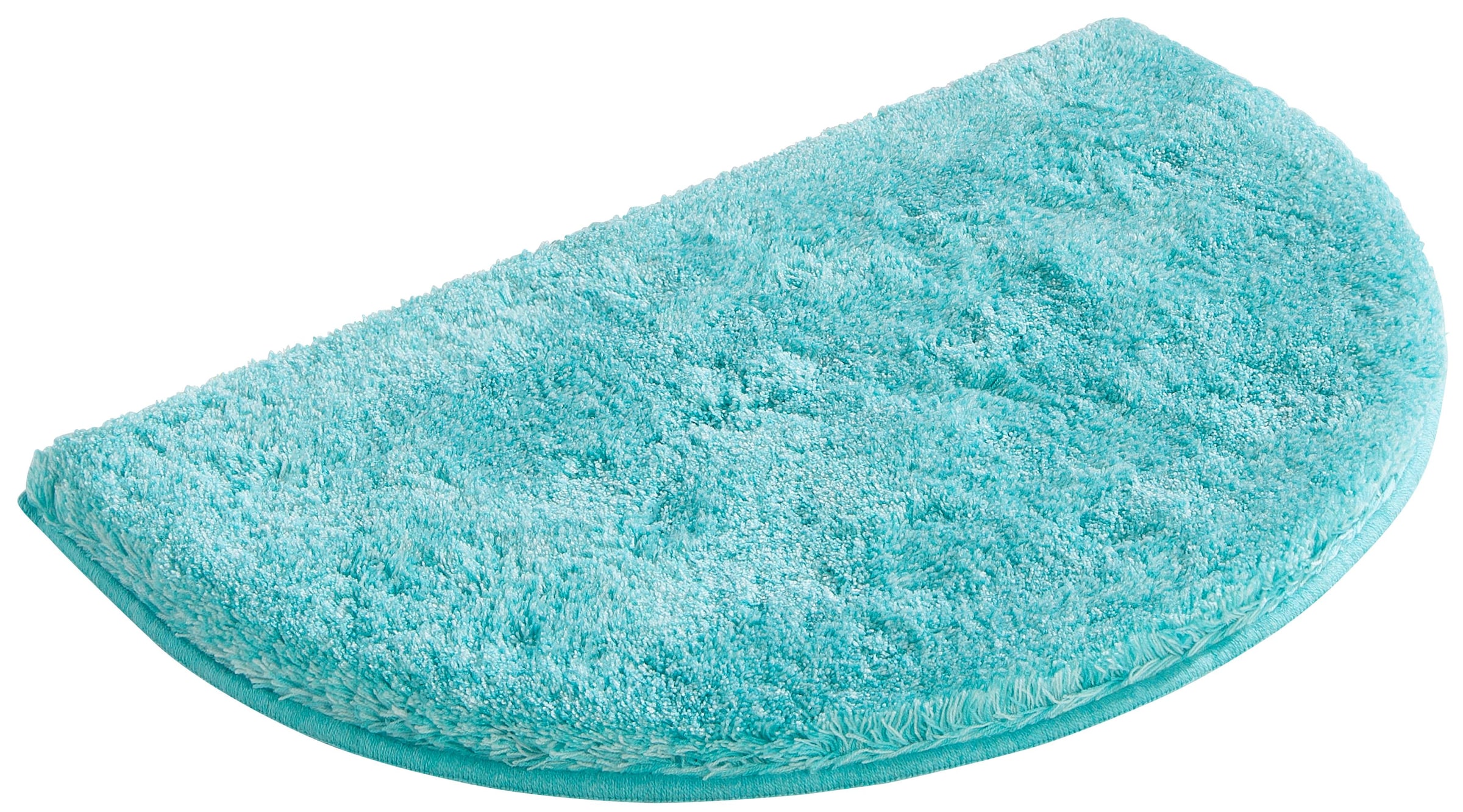 Grund Badematte »Melos, Badvorleger, Badezimmer Teppich, sehr weich«, rutschhemmend beschichtet, fussbodenheizungsgeeignet, melierte Optik, sehr weicher Flor, Melange-Effekt, Made in Europe