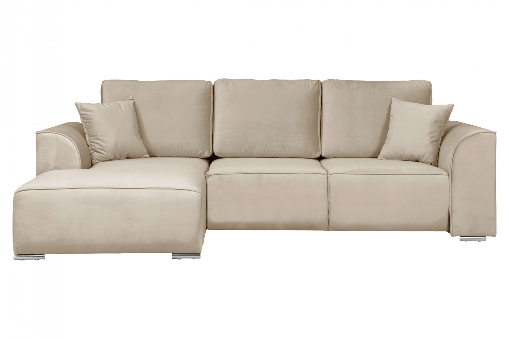 INOSIGN Ecksofa »BEATRICE optionale Schlafsofa mit Bettkasten, B/T/H: 265/170/86 cm« L-Form, wahlweise auch mit Bettfunktion und Bettkasten