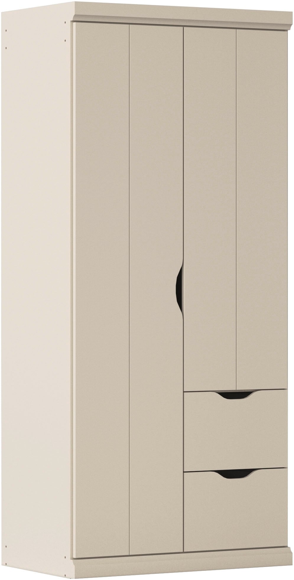 GOODproduct Kleiderschrank »Mehrzweckschrank Aktenschrank Möbel Mietswohnung Schlafzimmer MARLENE« 3 verschiedene Ausstattungen BASIC/CLASSIC/PREMIUM (inkl. SOFT-CLOSE),  in 3 Breiten 91/136/181 cm im Landhaus-Stil MADE IN GERMANY