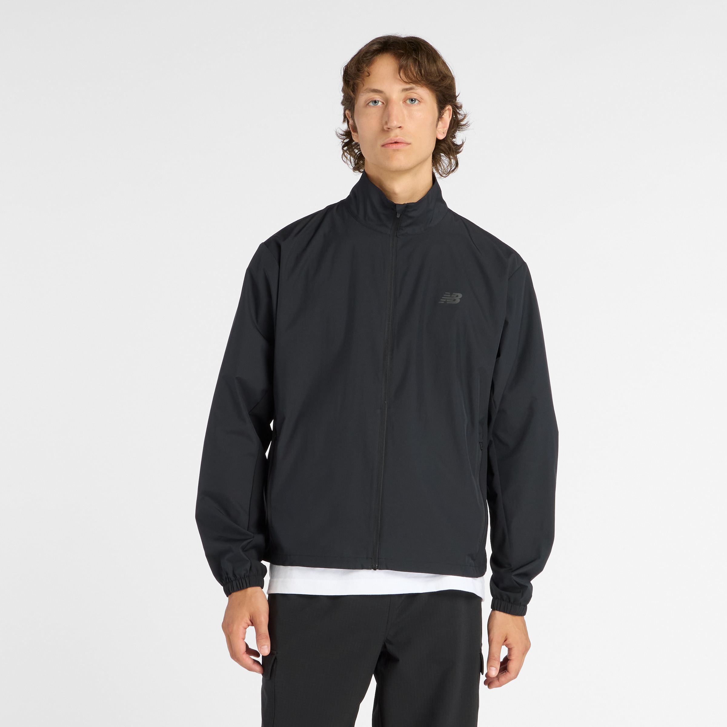 Image of New Balance Laufjacke "FAST DAYS JACKET" feuchtigkeitsableitendes Material, mit Bewegungsfreiheit