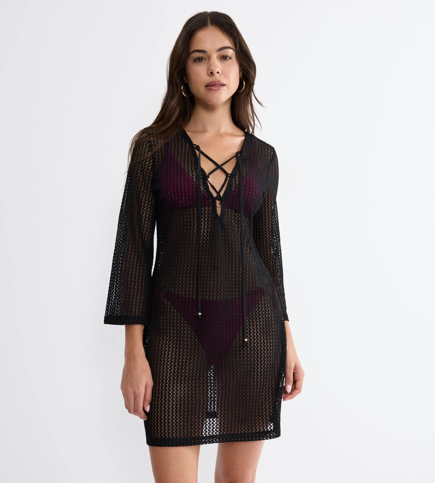 Image of Triumph Strandkleid "Beach MyWear Crochet Short Dress" weiches Häkeldesign
