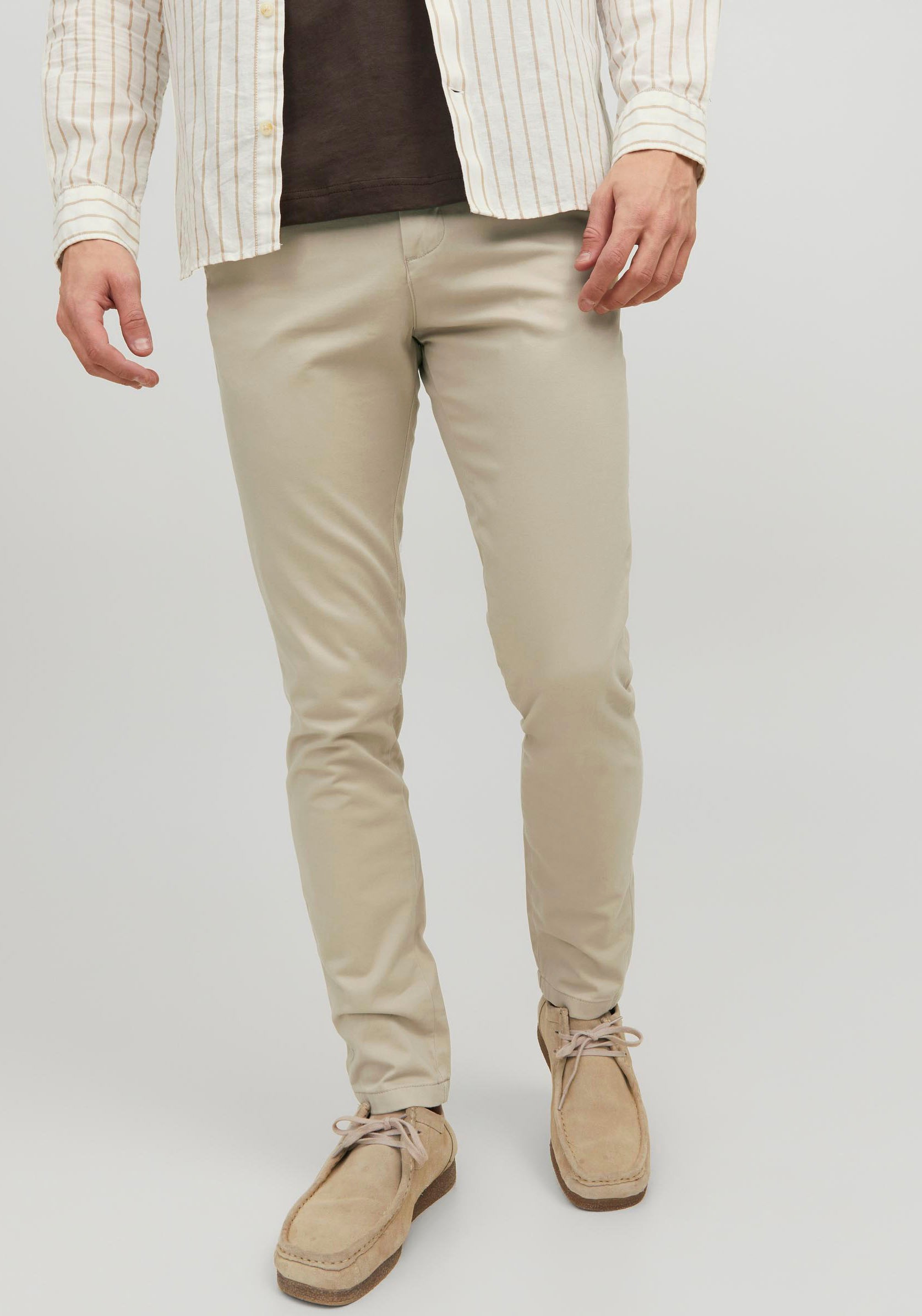 Jack & Jones Chinos »JPSTMARCO mit Stretchkomfort und schmalem Bein«  Baumwollmischung, slim fit
