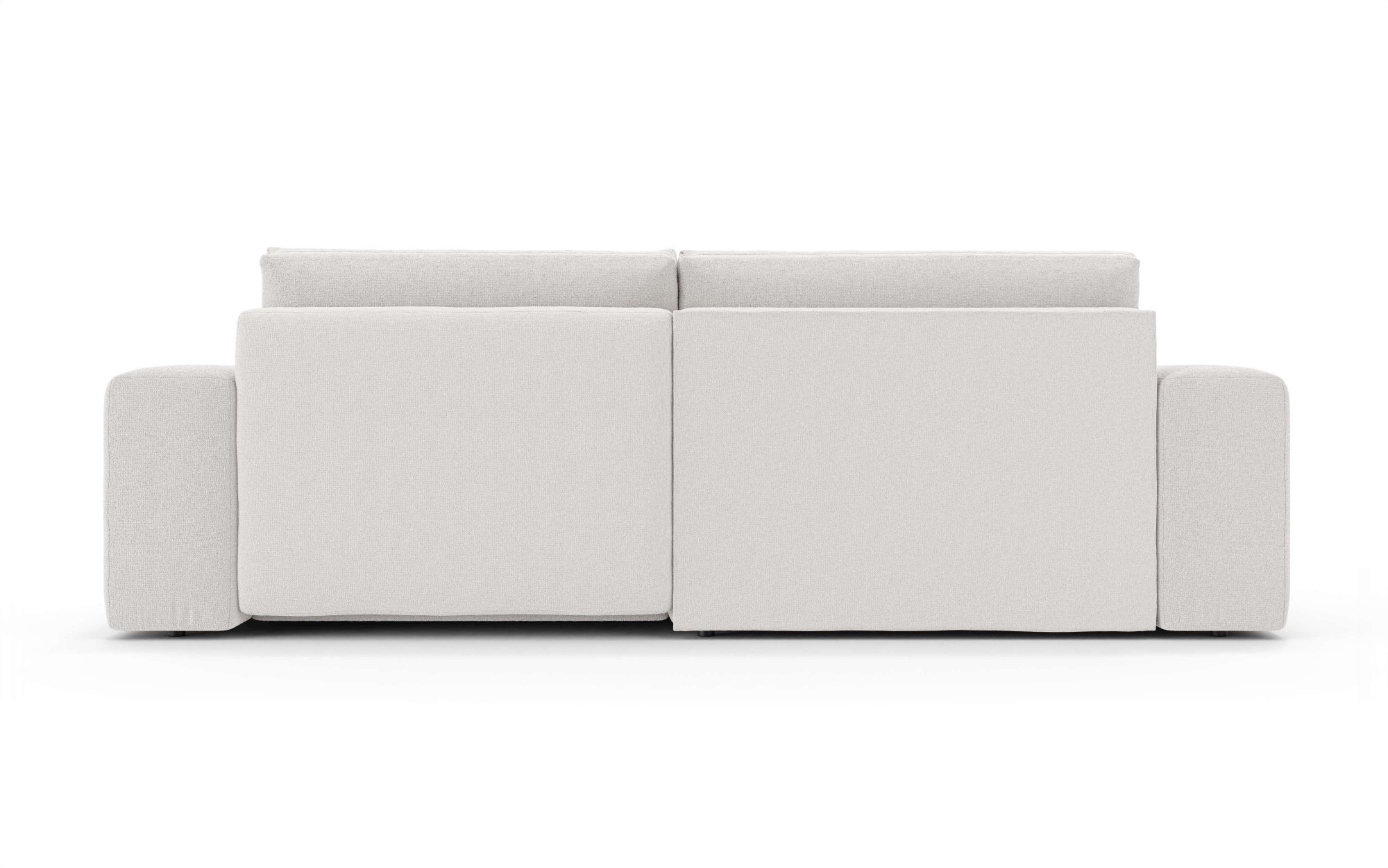 GOODproduct Canapé d'angle »MATTS Schlafsofa mit Bettkasten, Masse B/T/H: 265/159/89 cm« L-Form mit Recamiere rechts oder links, hoher Sitzkomfort