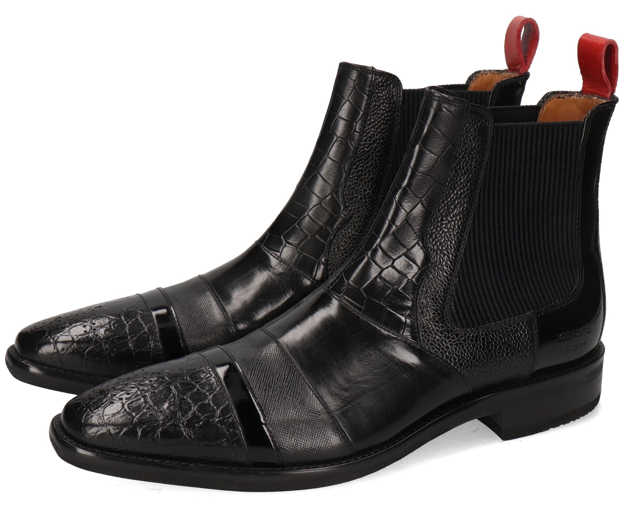 Melvin & Hamilton Chelseaboots »Elvis 12 - vegetabil gegerbt«, Business Schuh, Anzugschuh, Stiefelette...