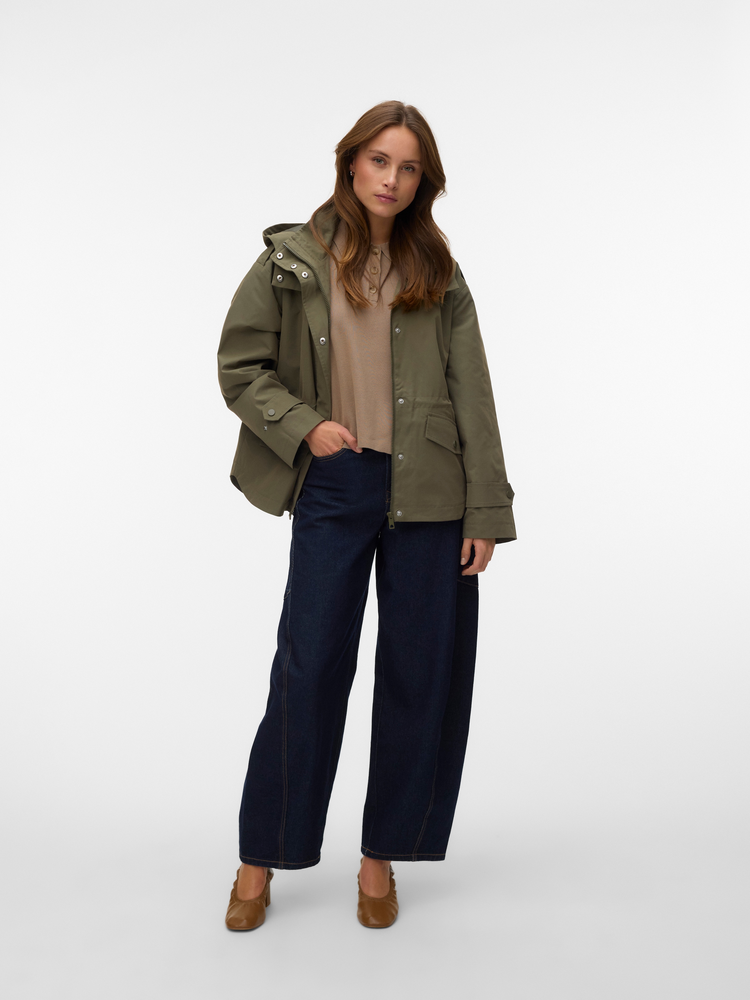 Vero Moda Kurzjacke »VMLEANNE JACKET BOO« mit Kapuze