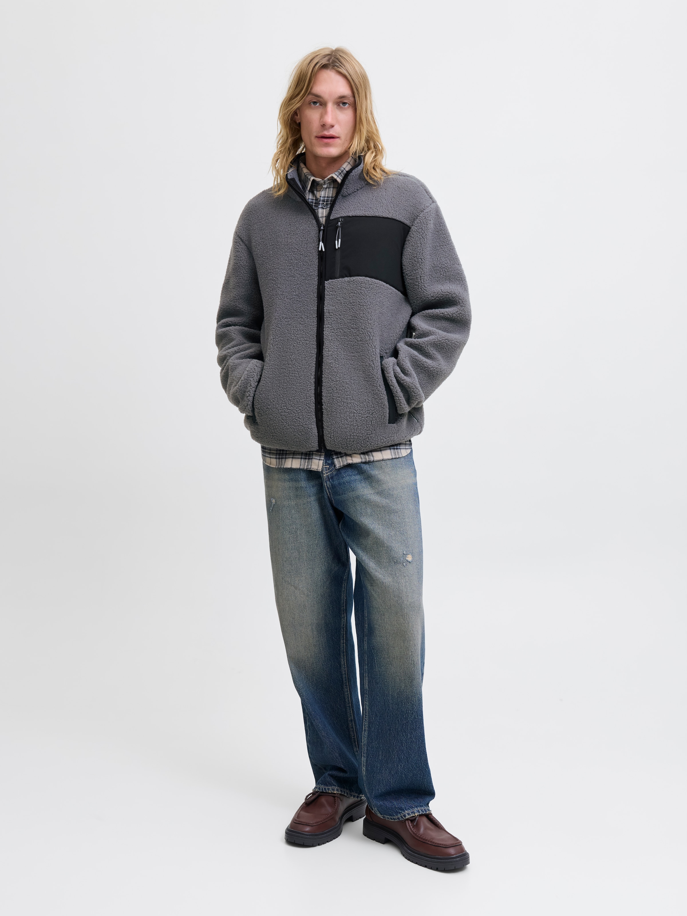 Jack & Jones Fleecejacke »JJTHATCHER FLEECE JACKET«