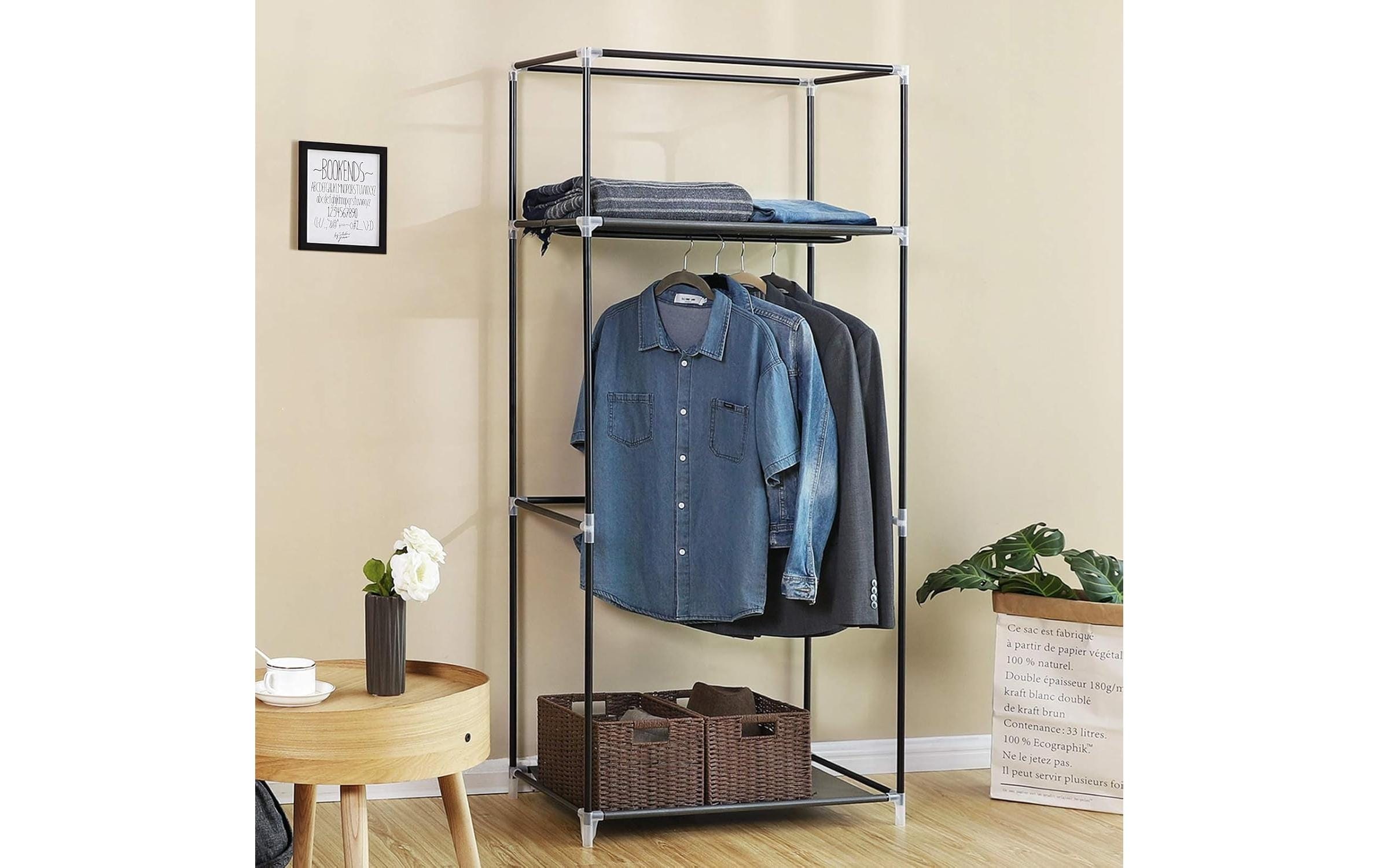 SONGMICS Armoire en tissu »mit Reissverschluss Grey«