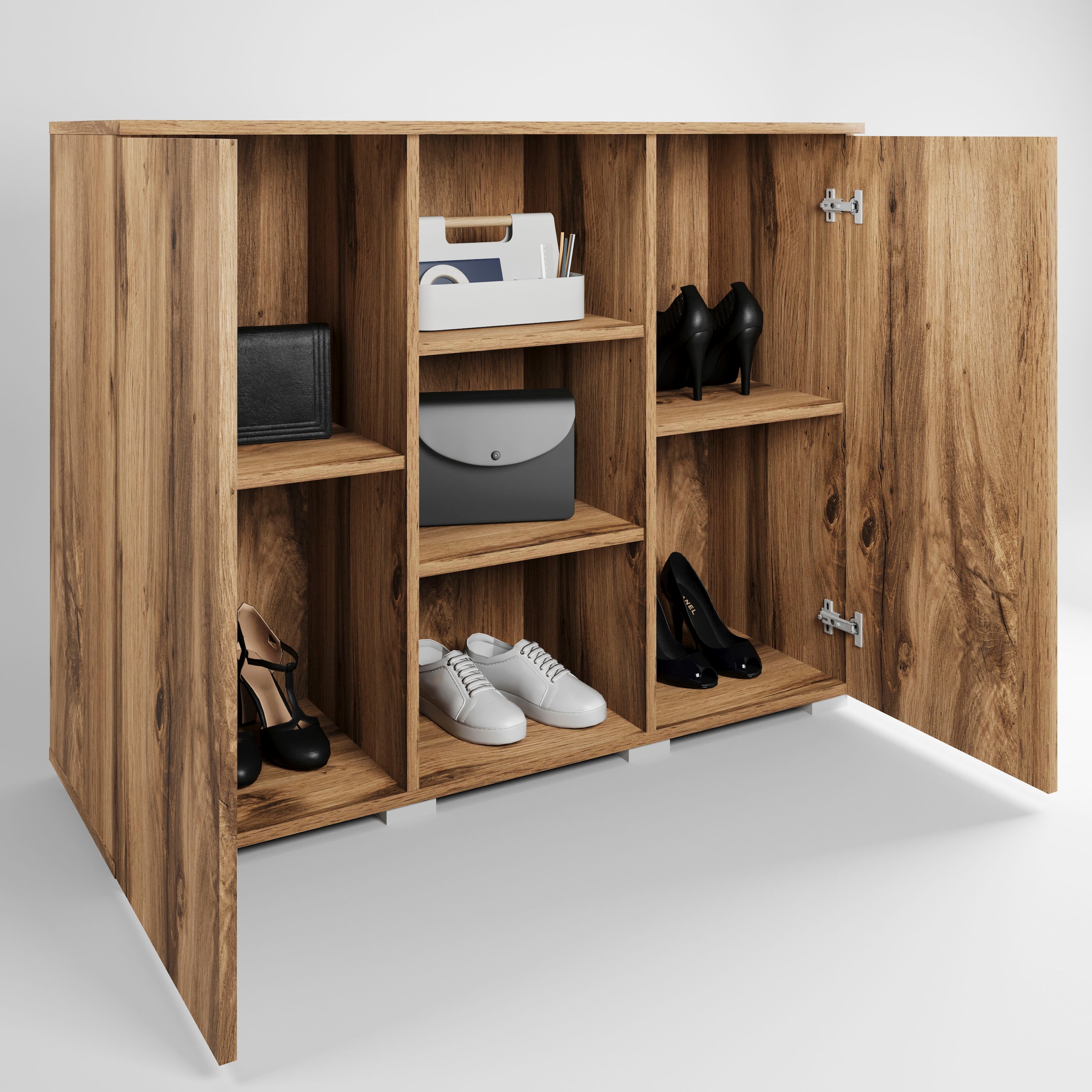GOODproduct Commode à chaussures »Paris« largeur 100 cm