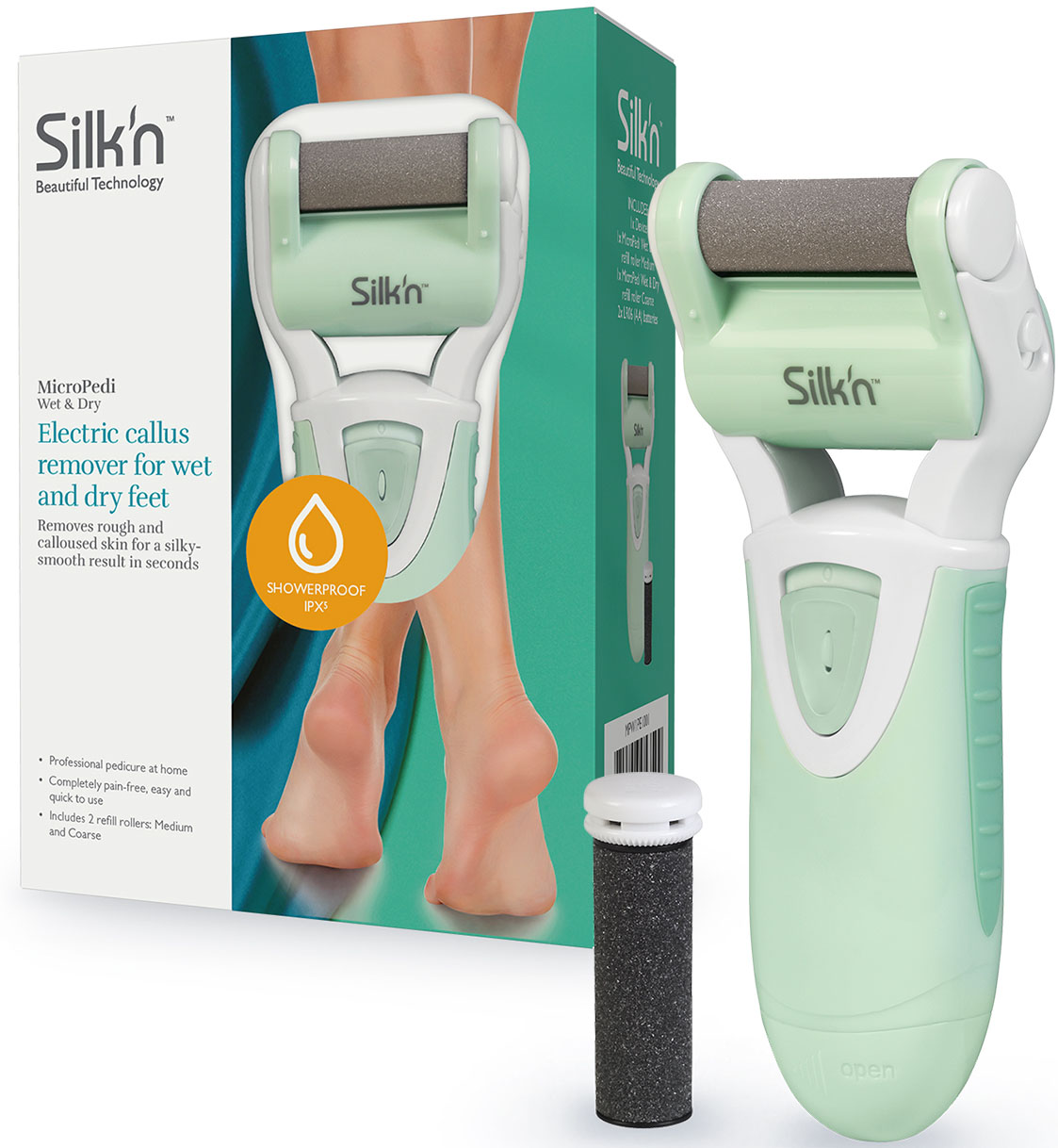 Elektrischer Hornhautentferner »Silk'n Micro Pedi«, Wet&Dry