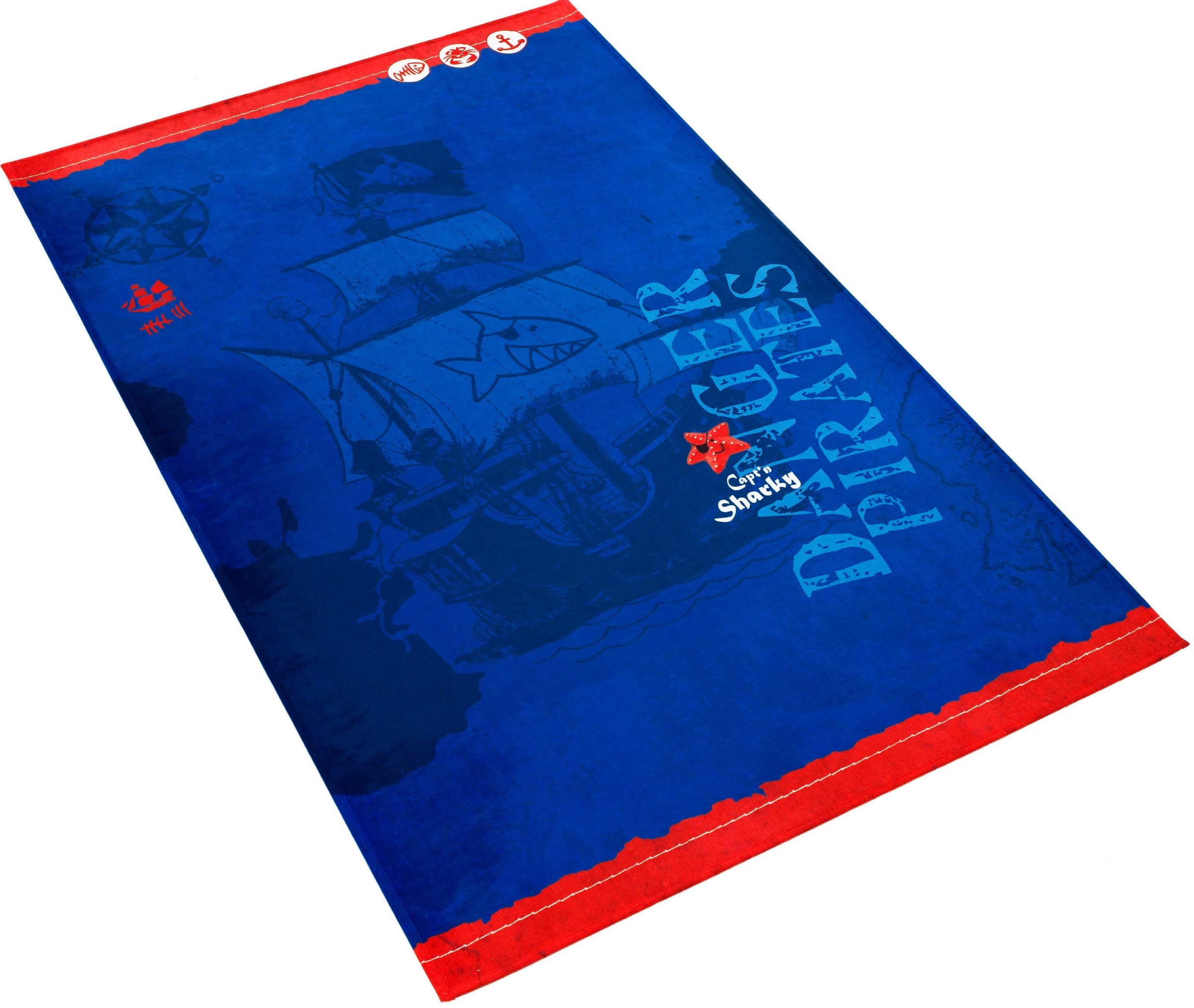 Image of Capt`n Sharky Kinderteppich »SH-311«, rechteckig, 6 mm Höhe, bedruckter Stoff, weiche Microfaser, Kinderzimmer bei Ackermann Versand Schweiz